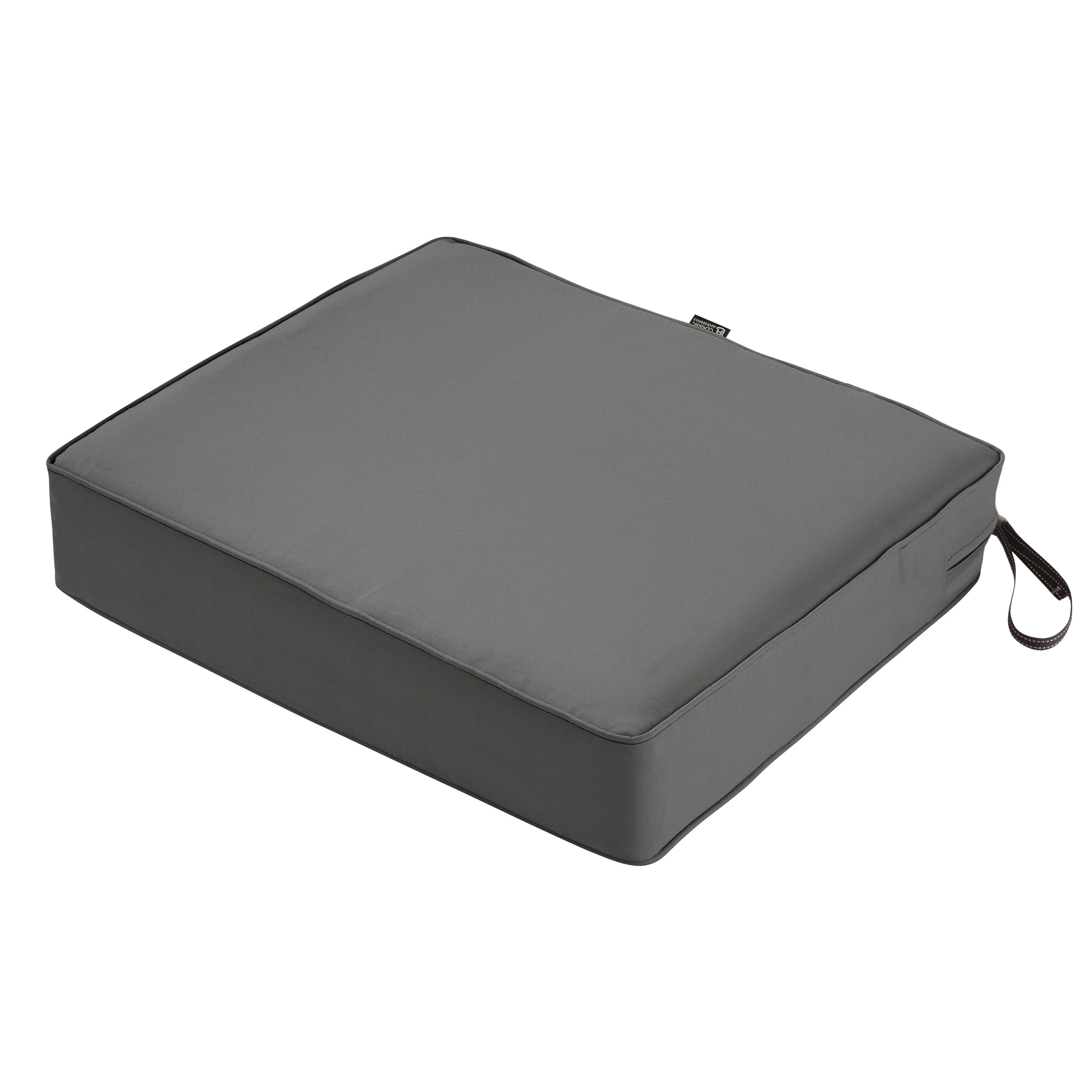 Classic Accessories Montlake FadeSafe Water-Resistant 5 Inch Thick Rectangle Patio Lounge Seat Cushion