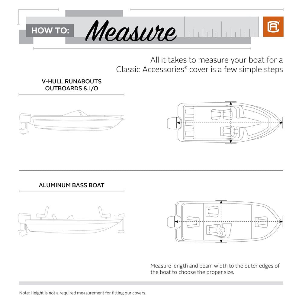 Classic Accessories StormPro Heavy-Duty Boat Cover