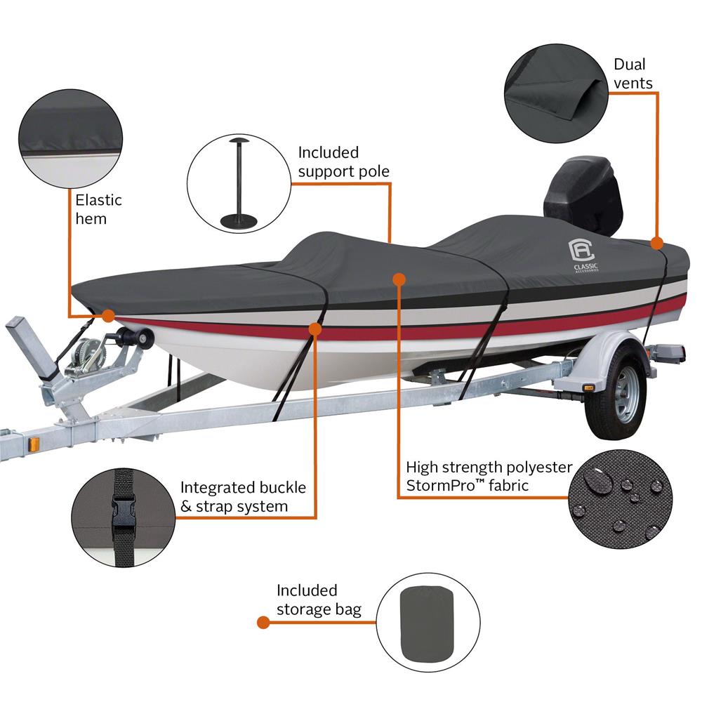 Classic Accessories StormPro Heavy-Duty Boat Cover