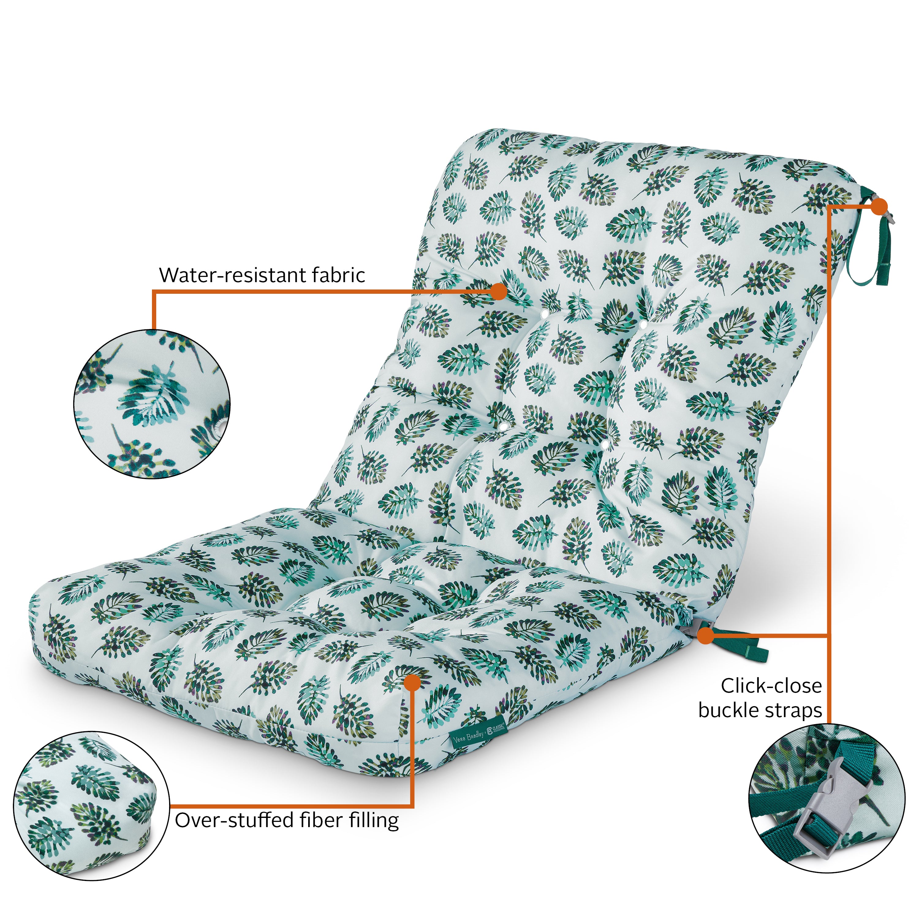 Vera Bradley by Classic Accessories Outdoor Cushion Set