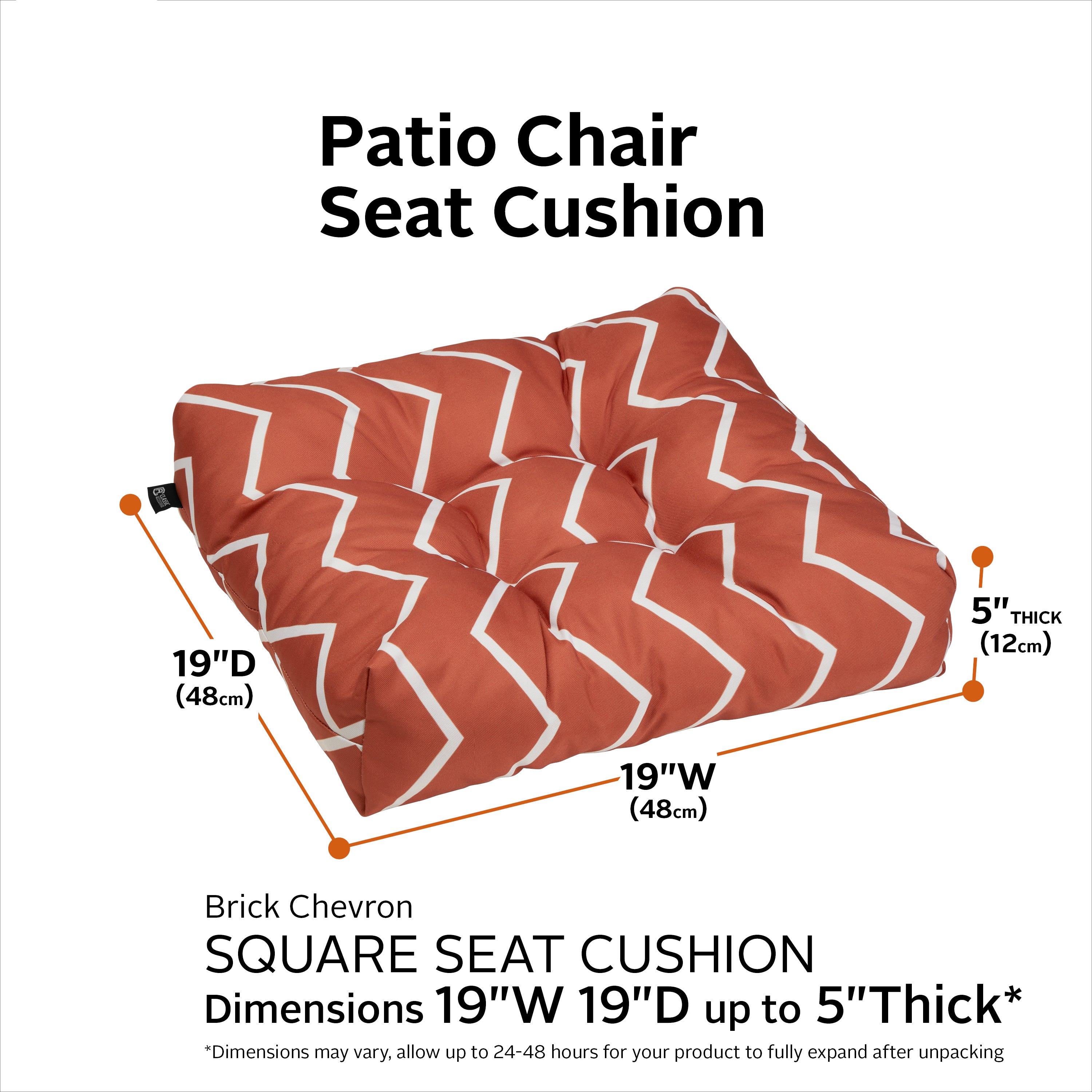 ClassicAccessories_Cushion_OPP_BrickChevron_19x19x5_SizingGraphic_62-121.jpg