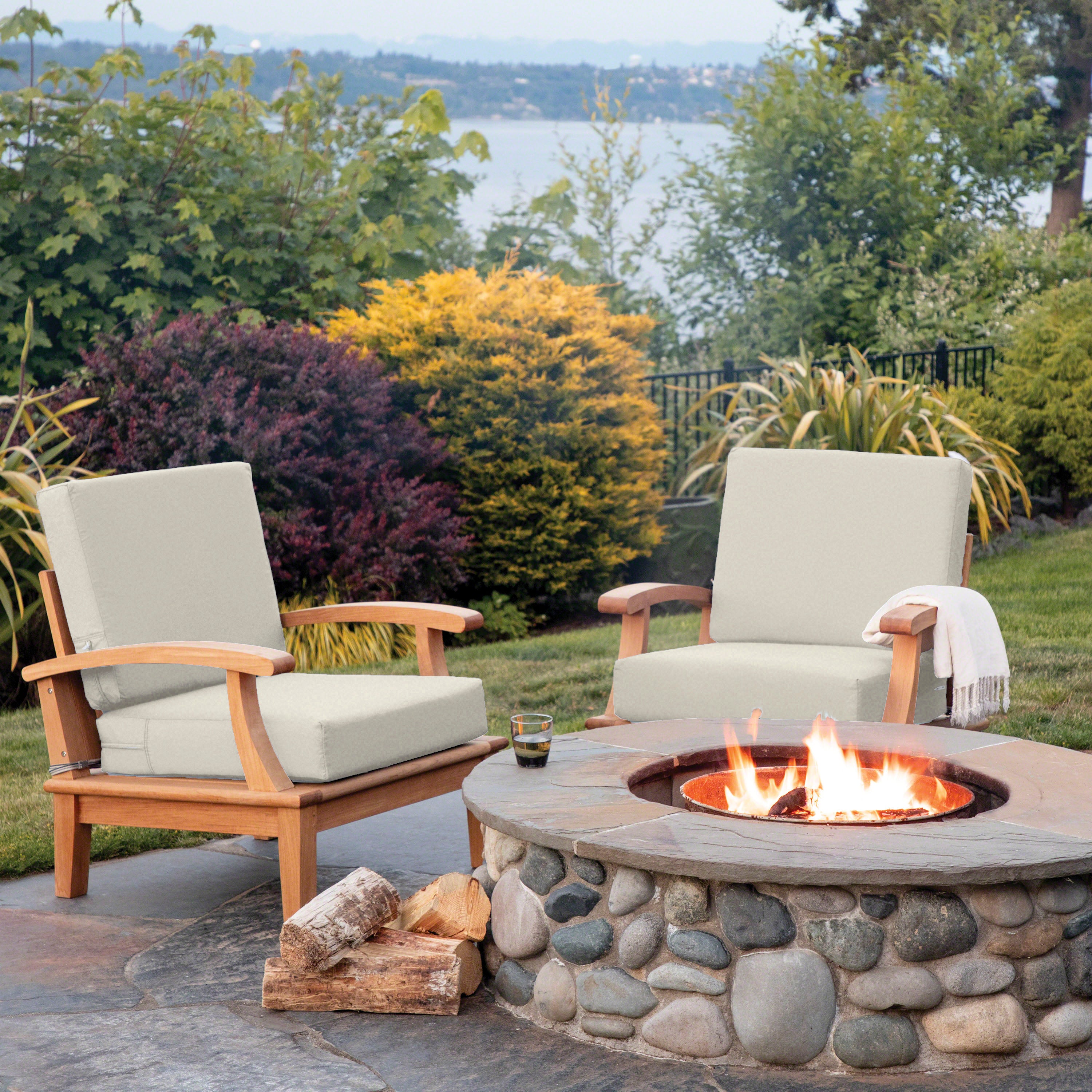 Montlake FadeSafe Patio Lounge Chair/Loveseat Back Cushion