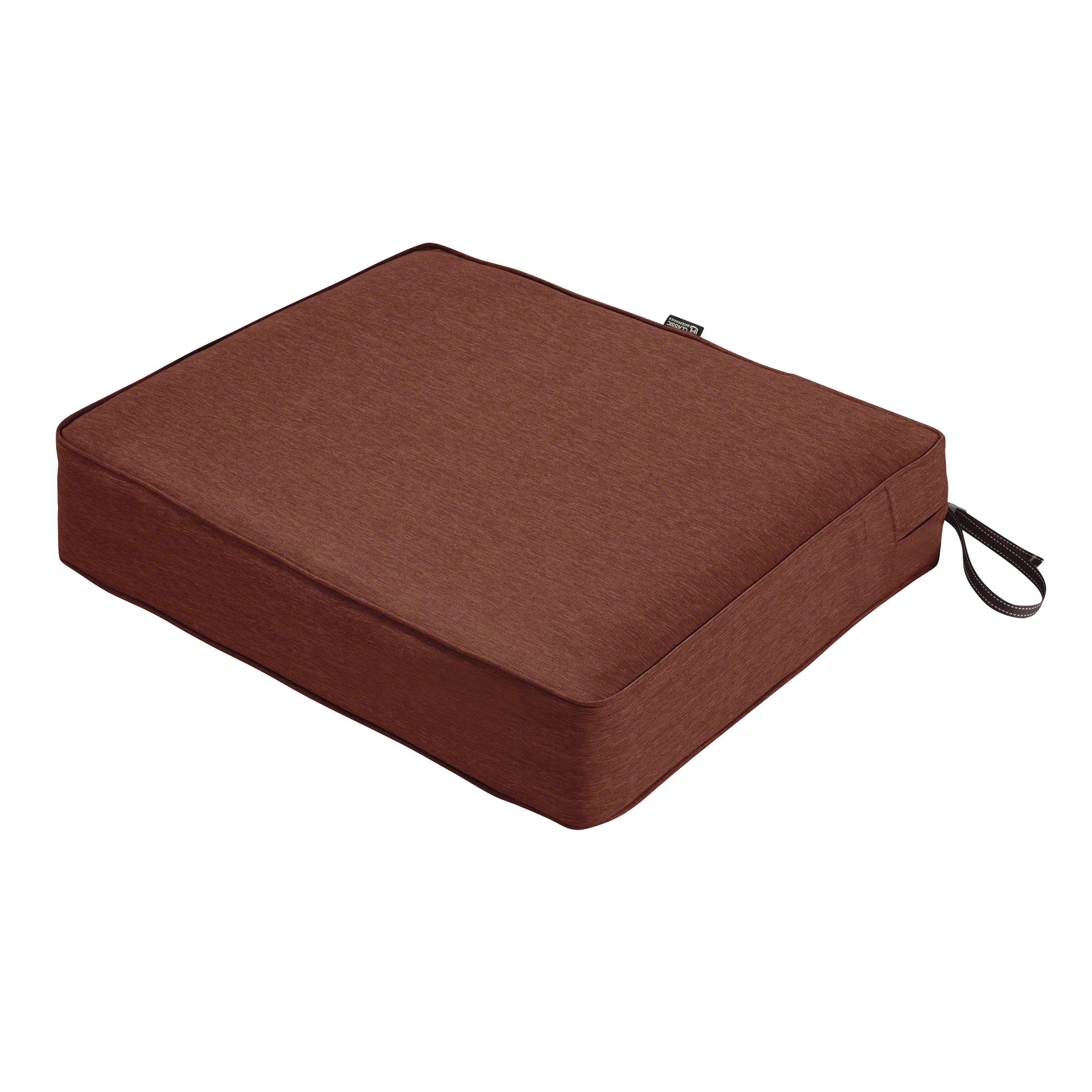 Classic Accessories Montlake FadeSafe Water-Resistant 5 Inch Thick Rectangle Patio Lounge Seat Cushion