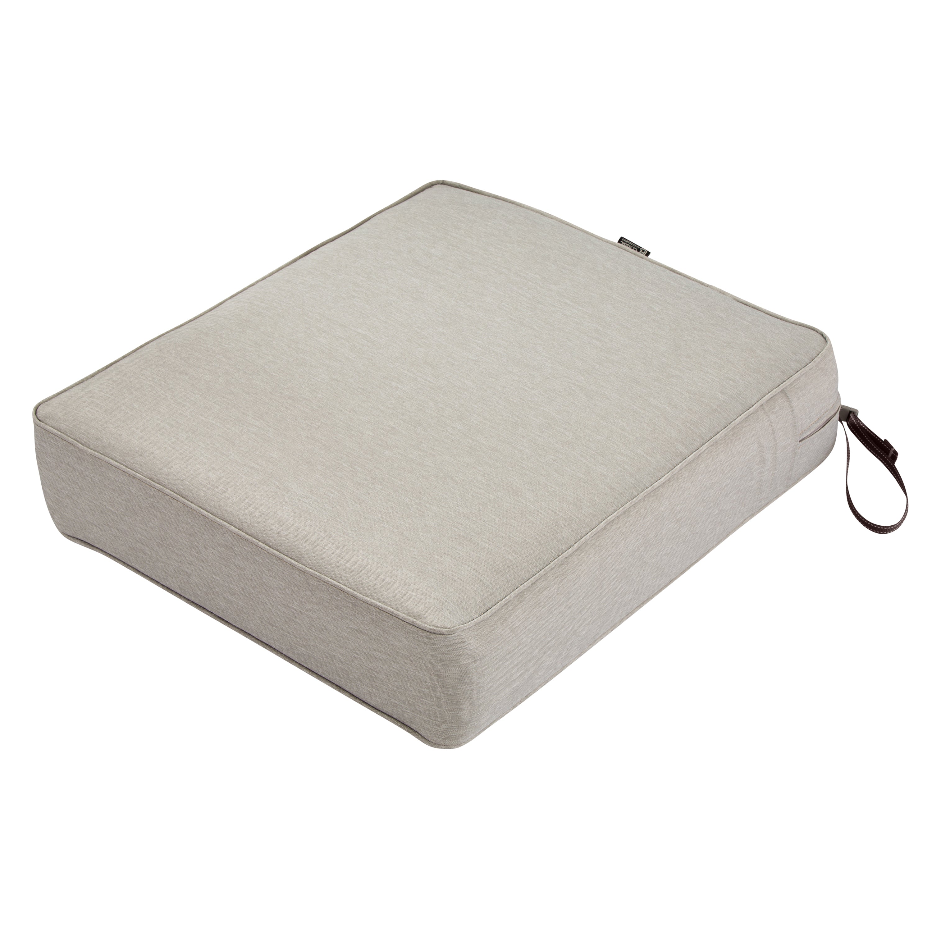 Classic Accessories Montlake FadeSafe Water-Resistant 5 Inch Thick Rectangle Patio Lounge Seat Cushion