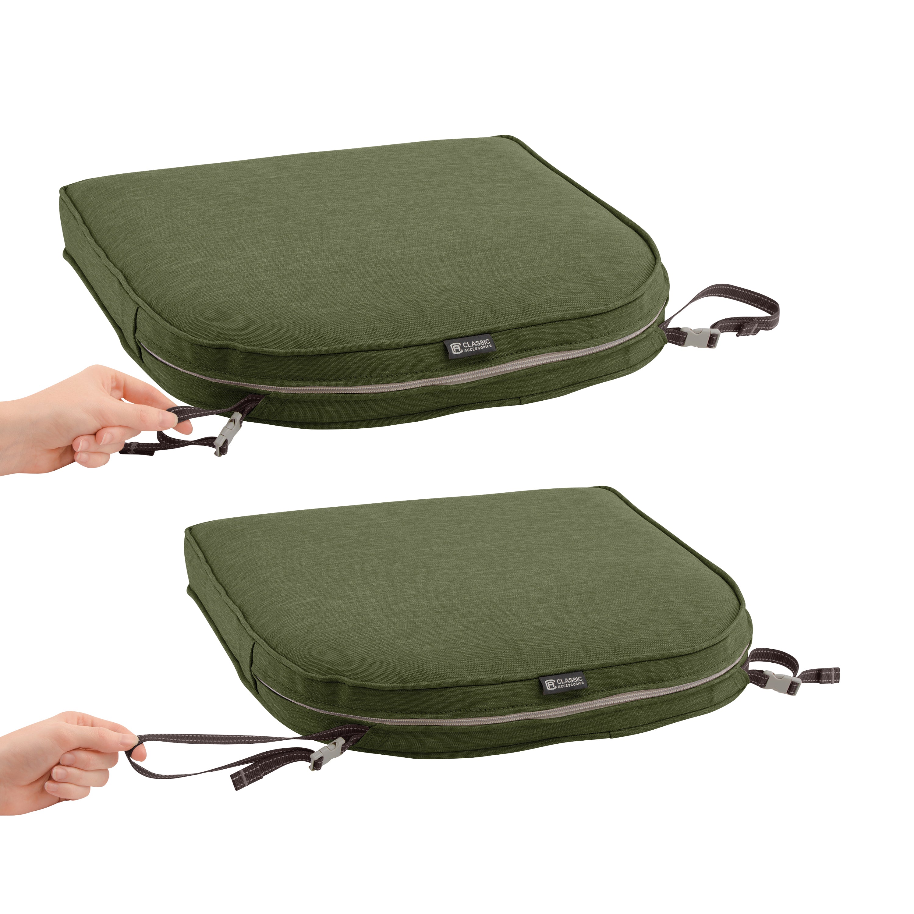 Classic Accessories Montlake Outdoor Weatherproof Dining Seat Cushion