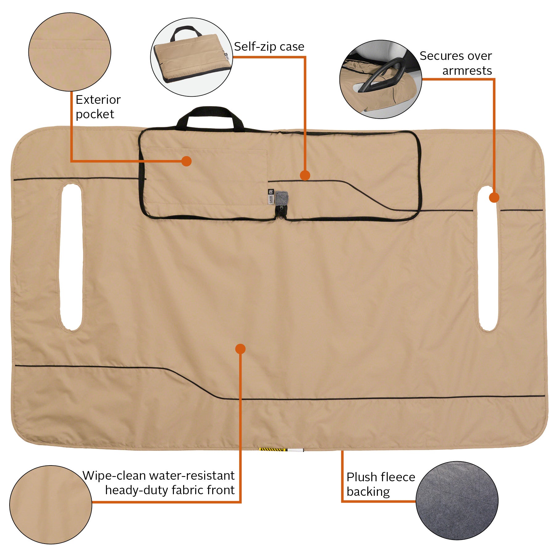 Classic Accessories Fairway Golf Cart Seat Blanket