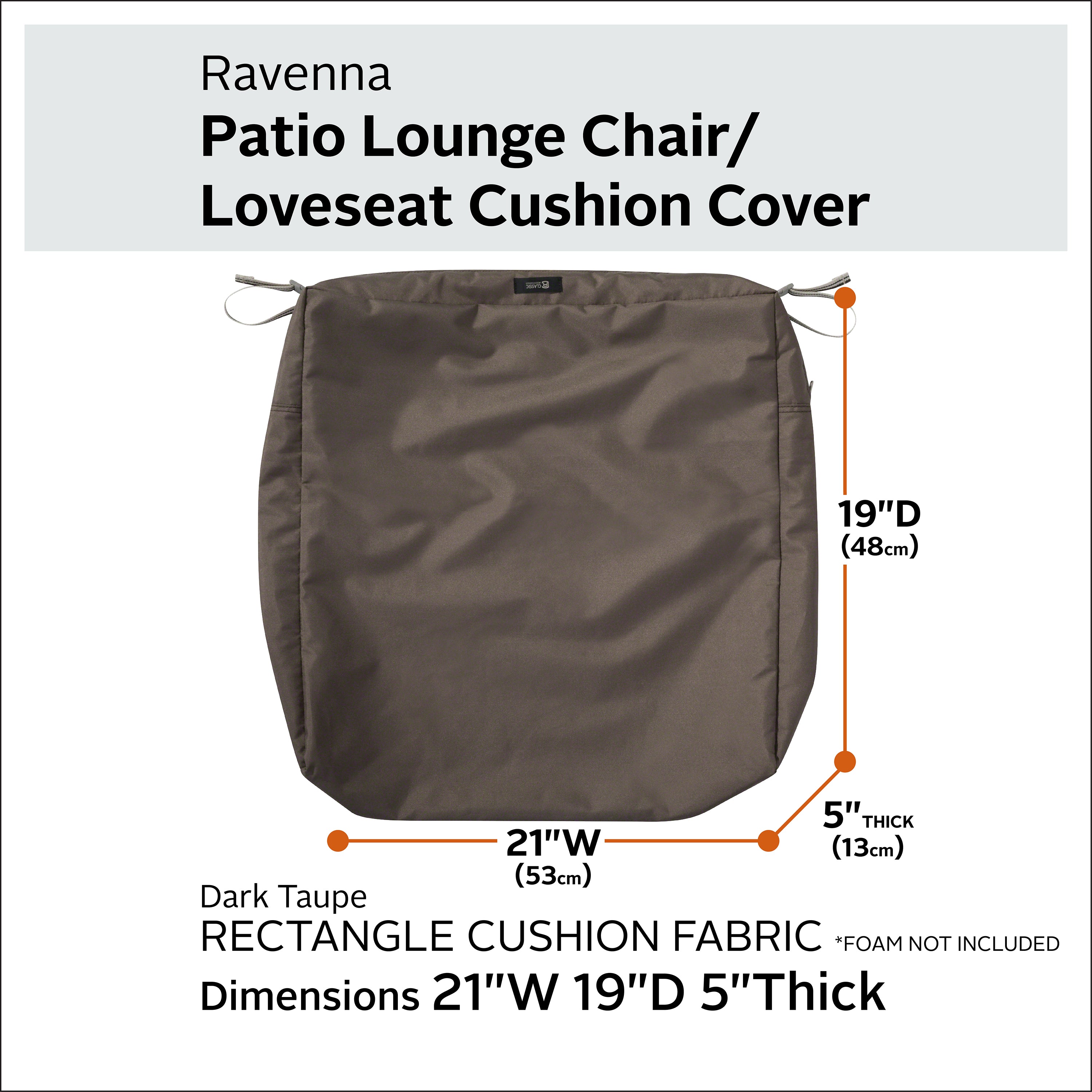 Ravenna_NL_Cushion_Cover_Seat_Rec_DarkTaupe_21x19x5_SizingGraphic_60-416.jpg