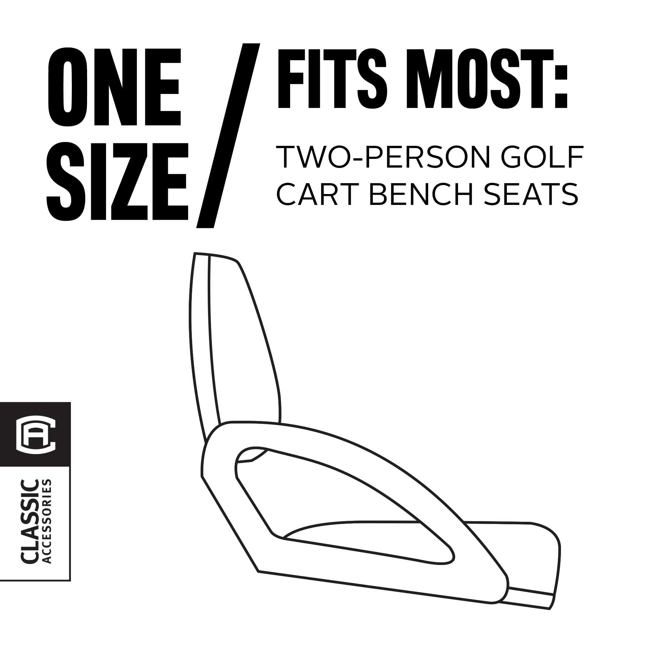 Classic Accessories Fairway Golf Cart Seat Blanket