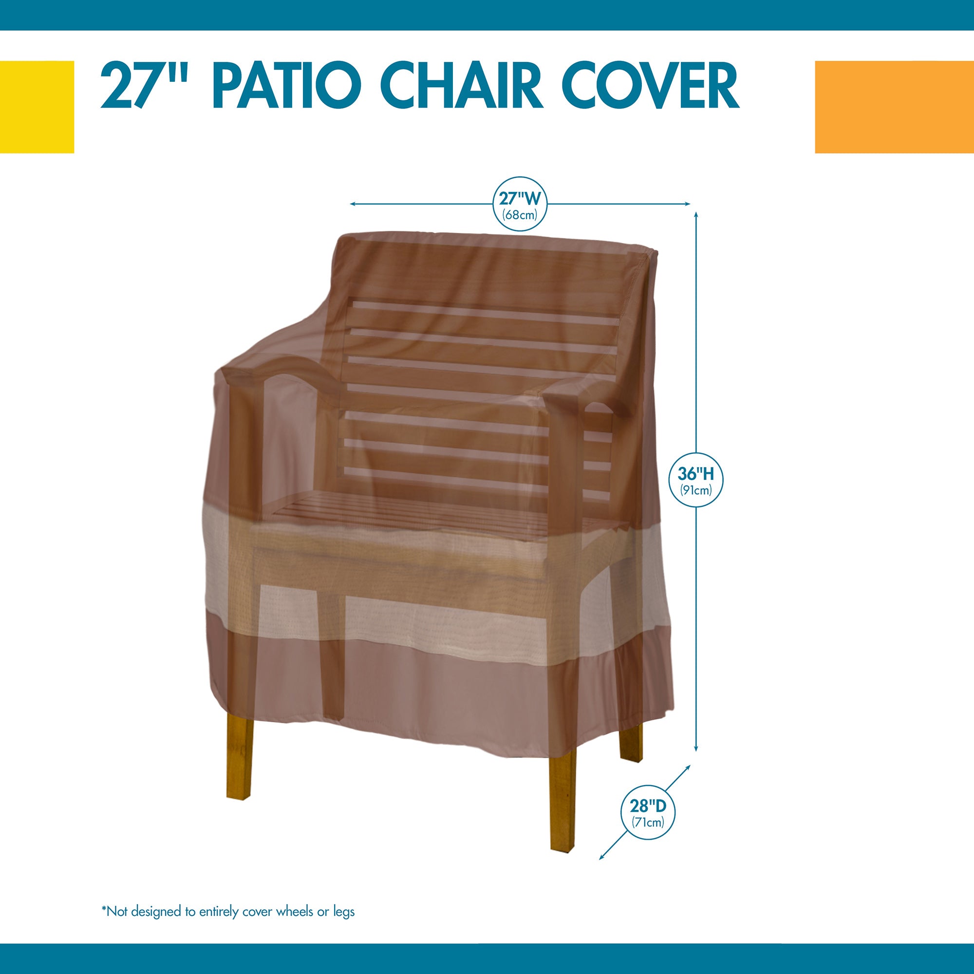 Duck Covers® Ultimate Waterproof Outdoor Adirondack Chair Cover