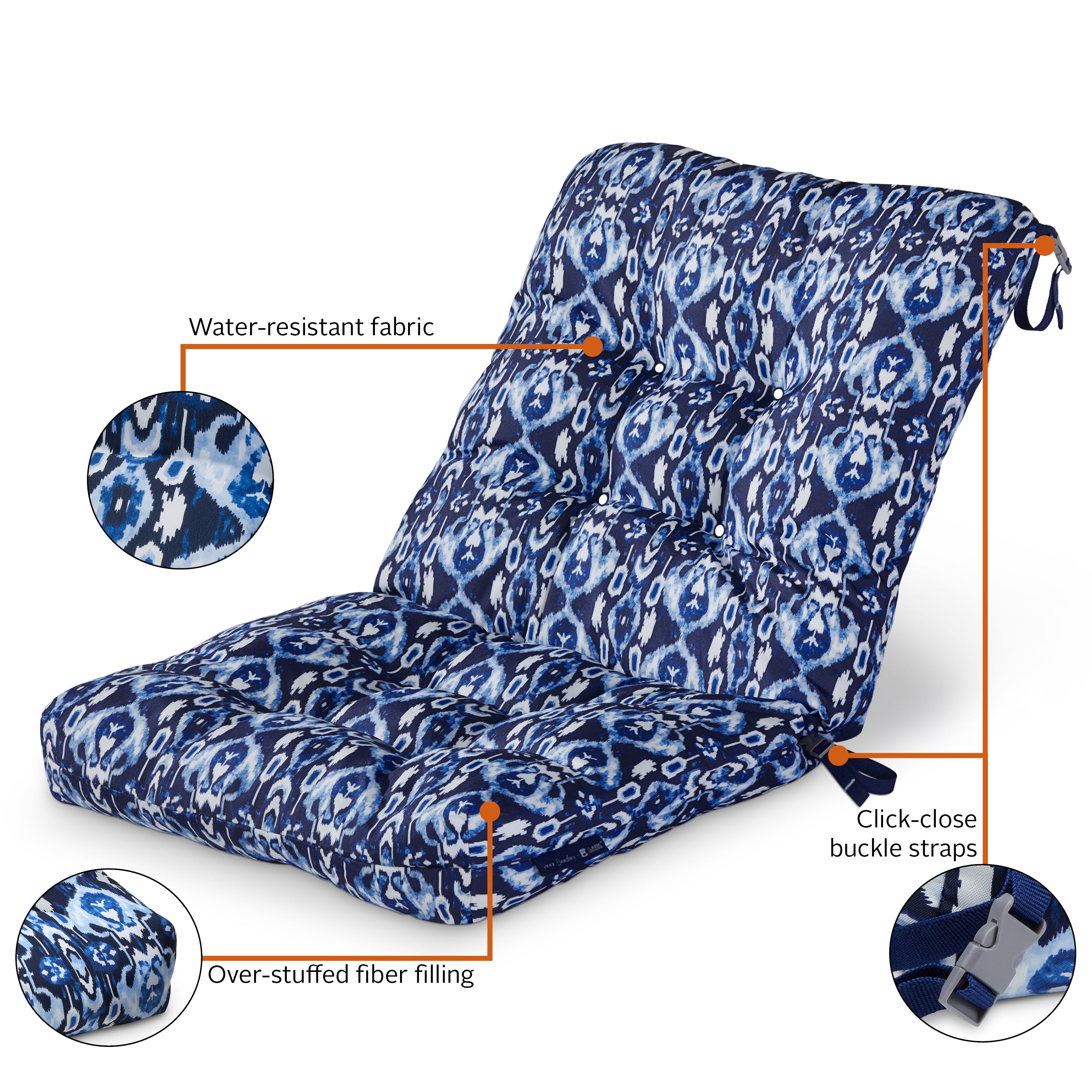 Vera Bradley by Classic Accessories Outdoor Cushion Set
