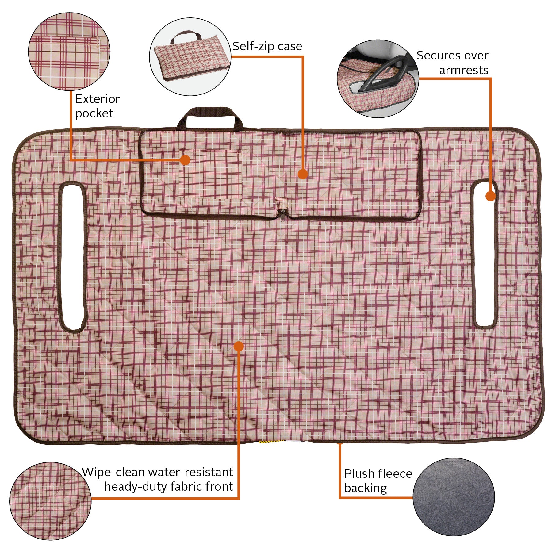 Classic Accessories Fairway Golf Cart Seat Blanket