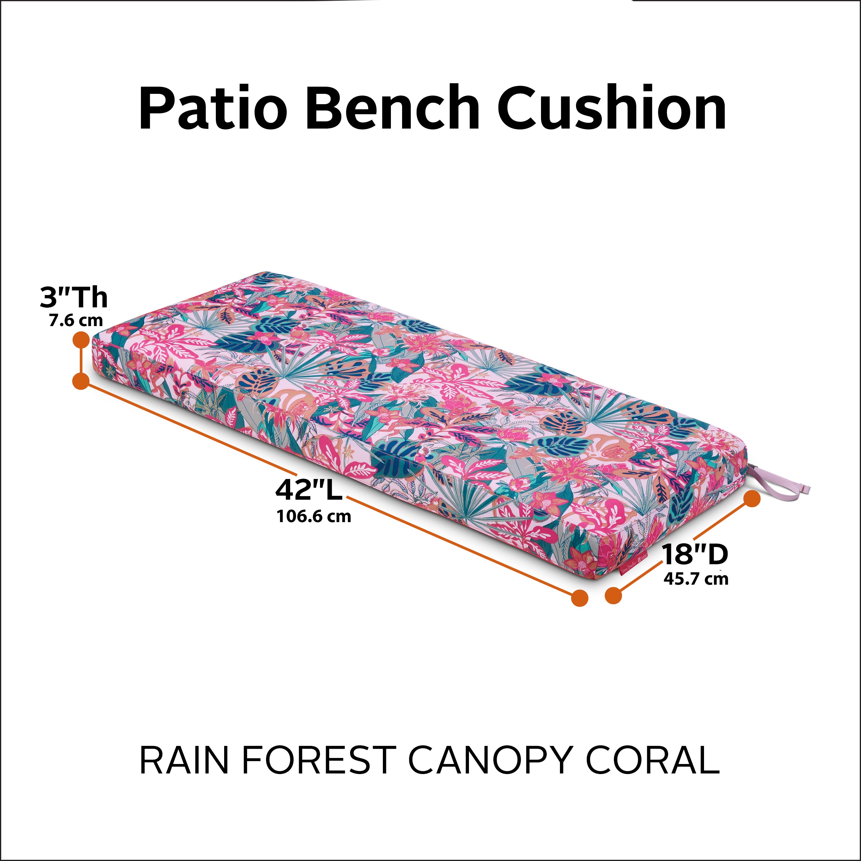 Patio_VeraBradley_SizingGraphic_BenchCushion_42x18x3_RainforestCanopyCoral.jpg
