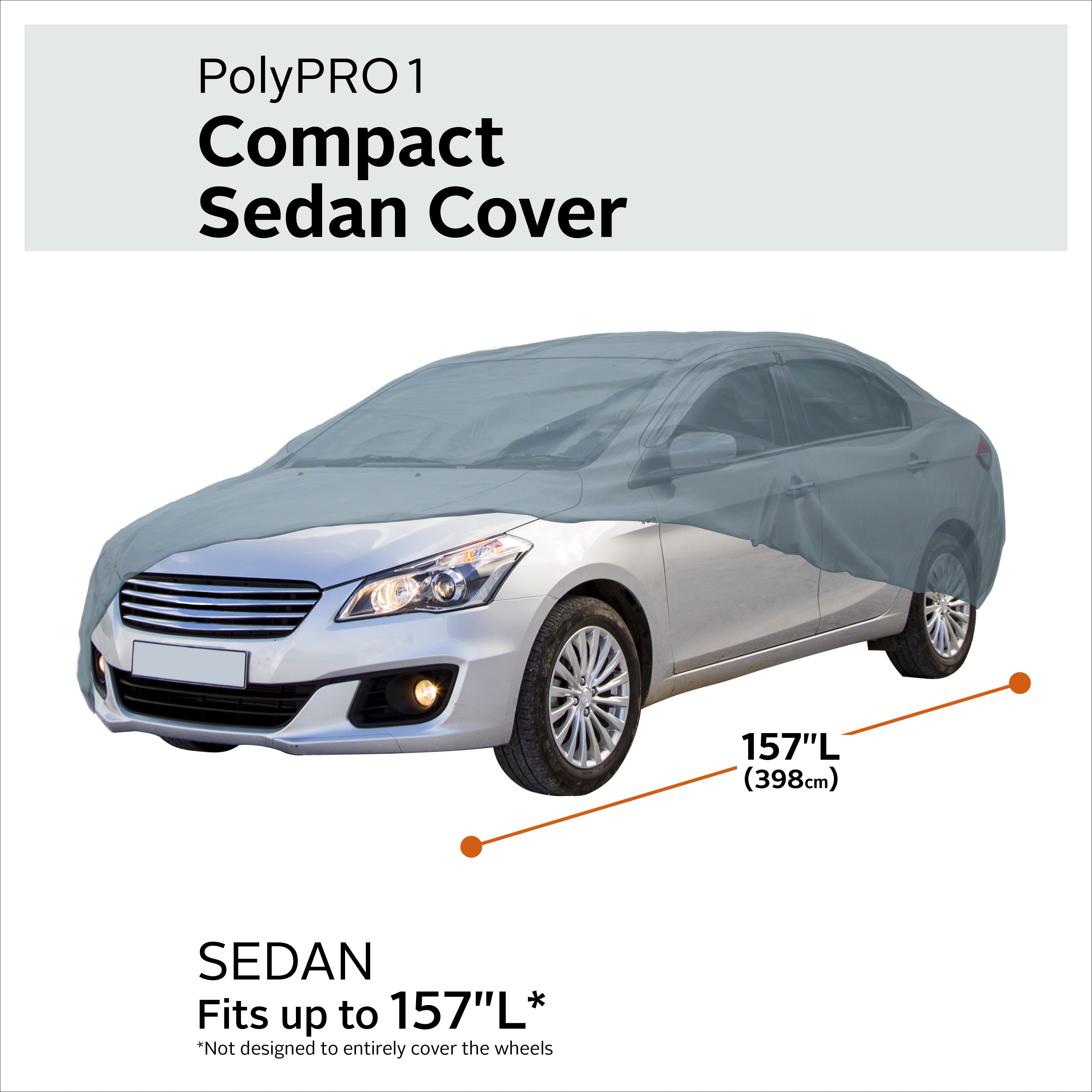 Over Drive PolyPro 1 Sedan Car Cover | Classic Accessories