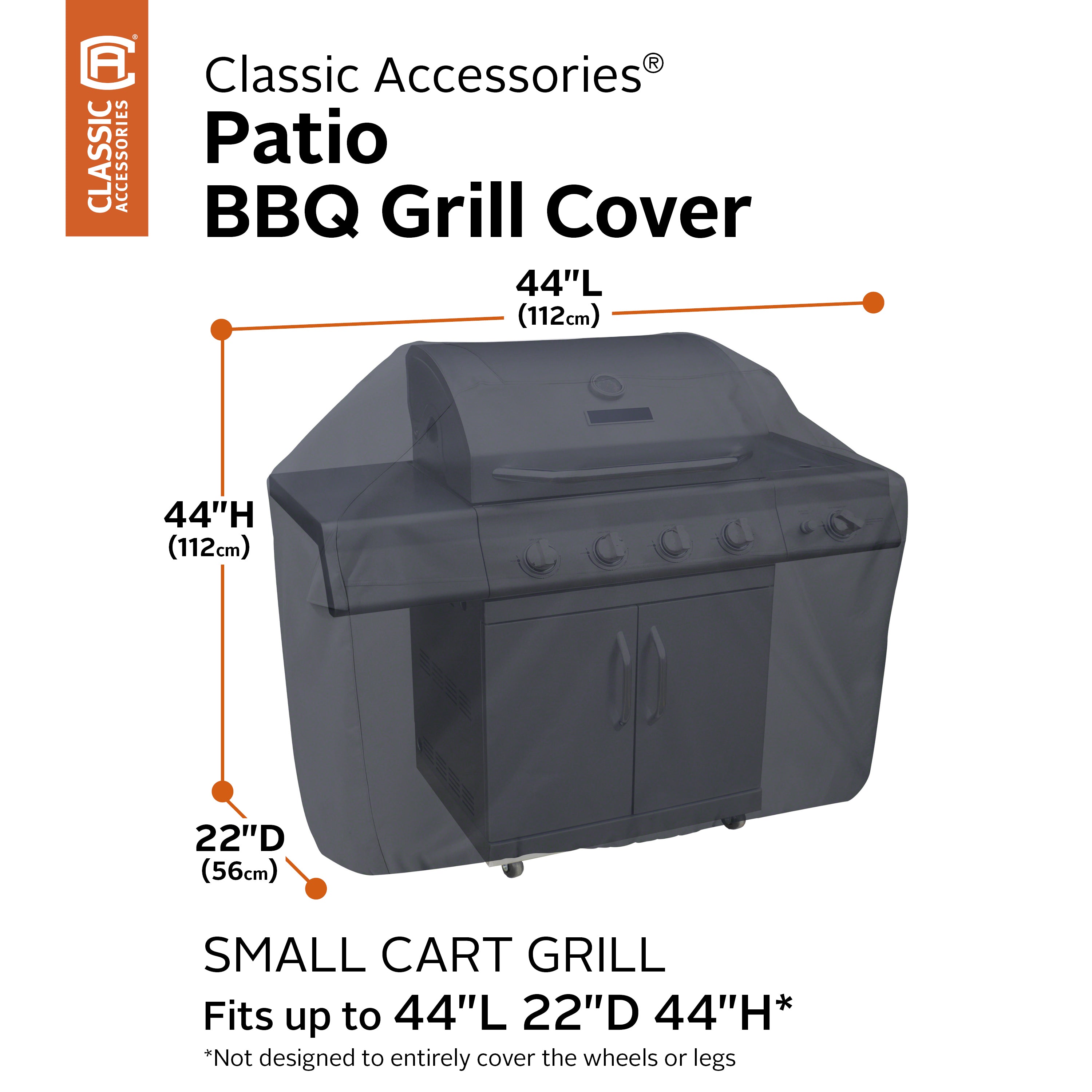 Classic Accessories Water-Resistant BBQ Grill Cover