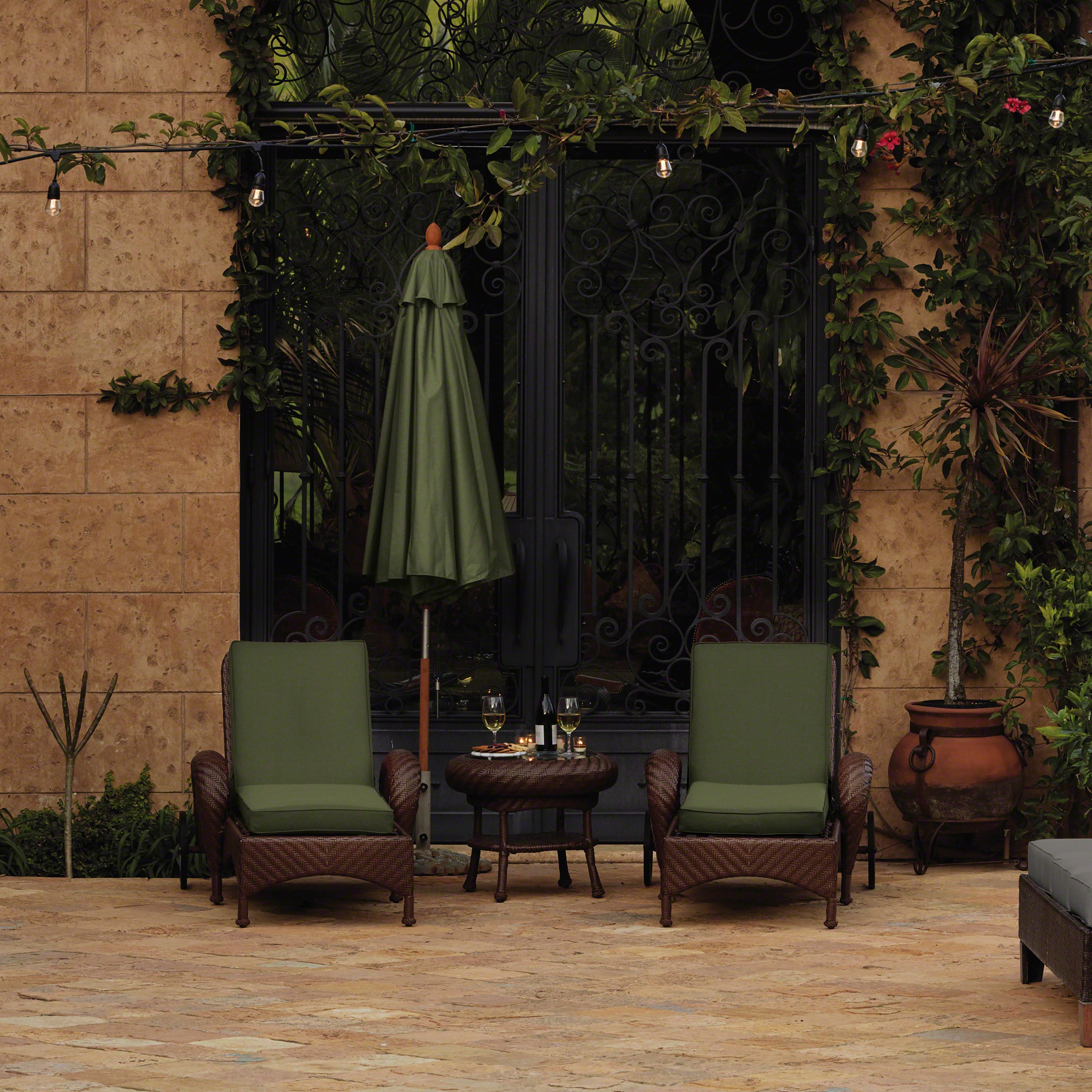 Montlake FadeSafe Patio Chair Cushion Cover | Classic