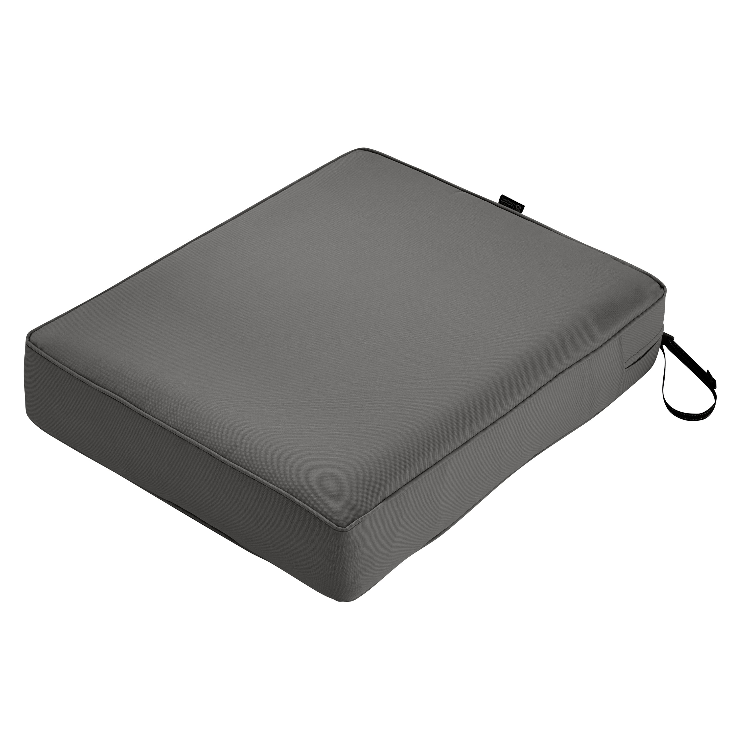 Classic Accessories Montlake FadeSafe Water-Resistant 5 Inch Thick Rectangle Patio Lounge Seat Cushion