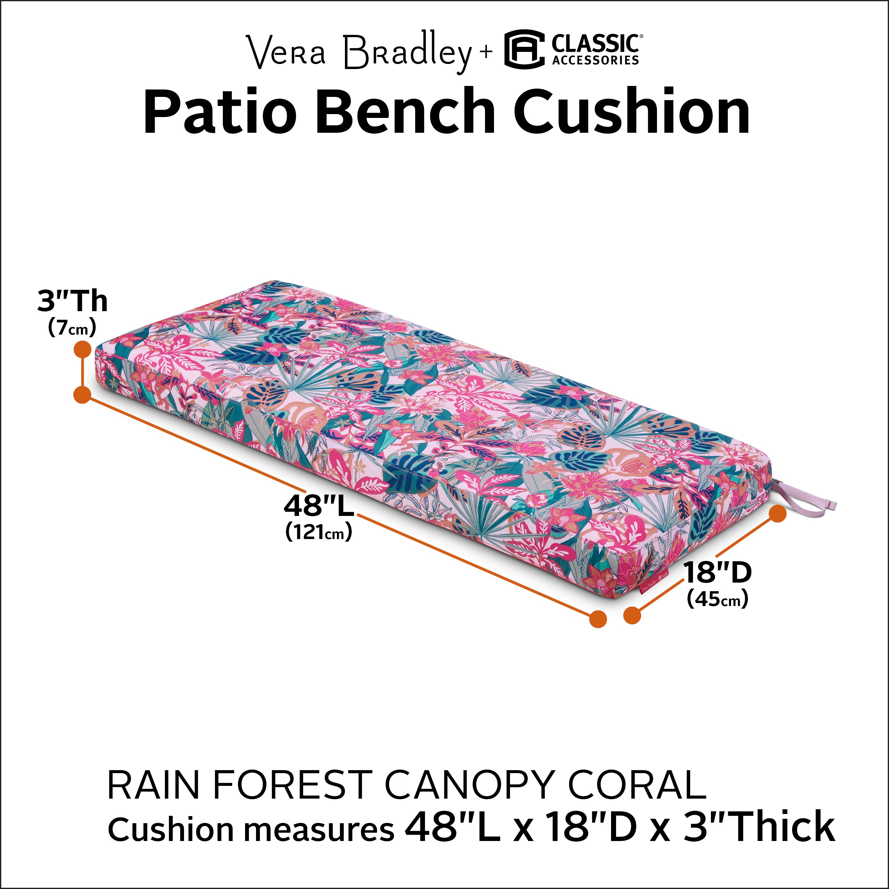 Patio_VeraBradley_SizingGraphic_BenchCushion_48x18x3_RainforestCanopyCoral.jpg