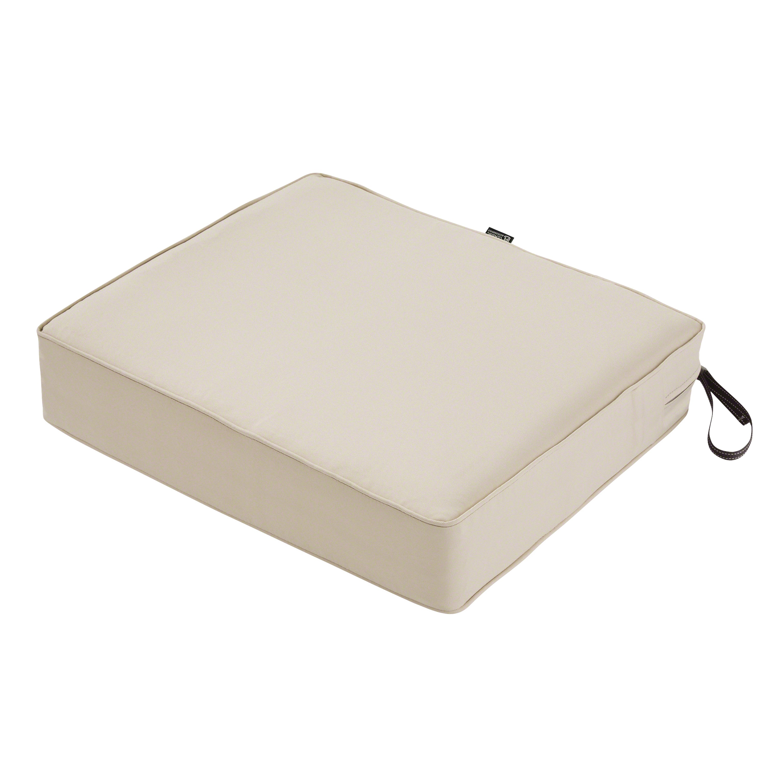 Classic Accessories Montlake FadeSafe Water-Resistant 5 Inch Thick Rectangle Patio Lounge Seat Cushion
