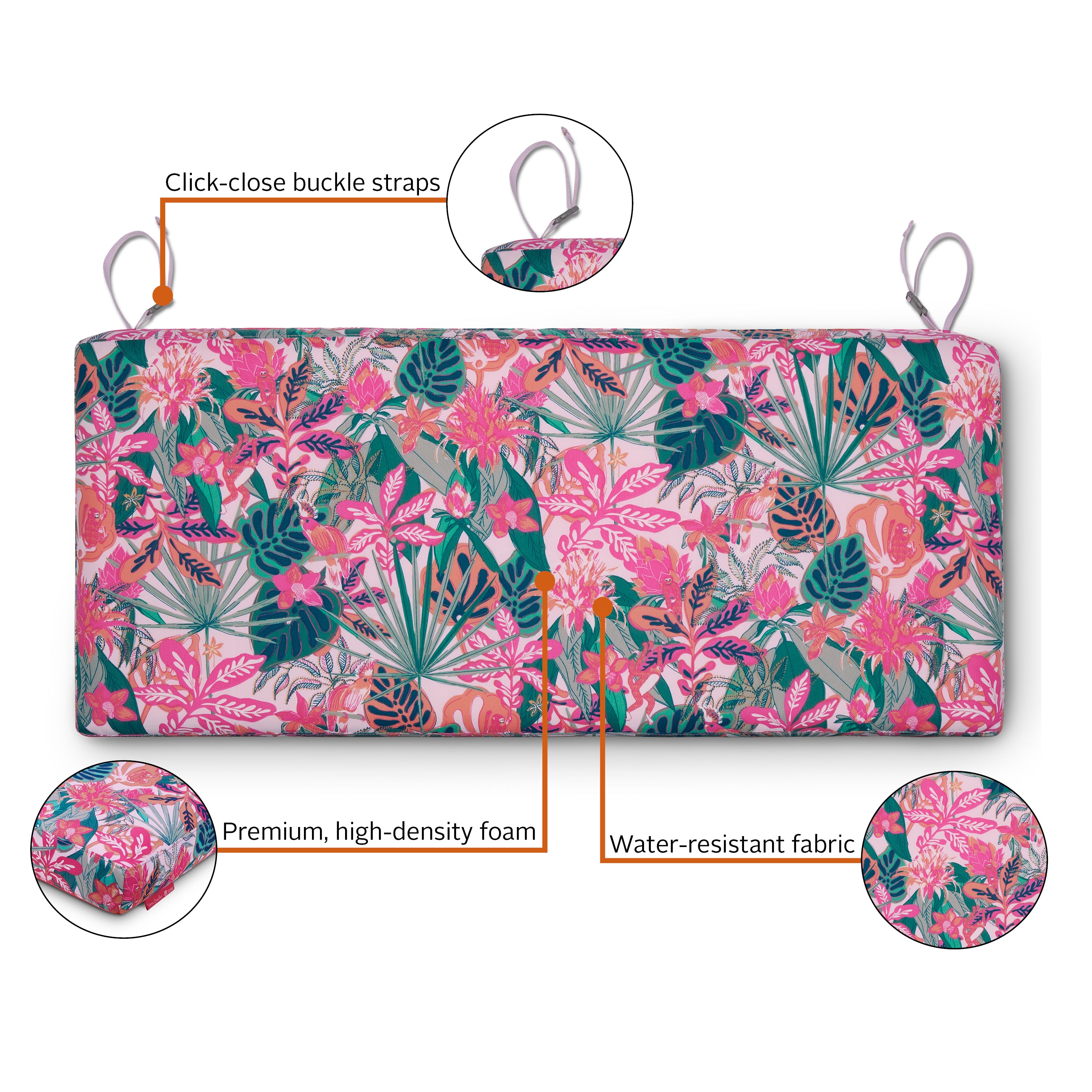 Patio_VeraBradley_FeatureGraphic_BenchCushion_RainforestCanopyCoral.jpg