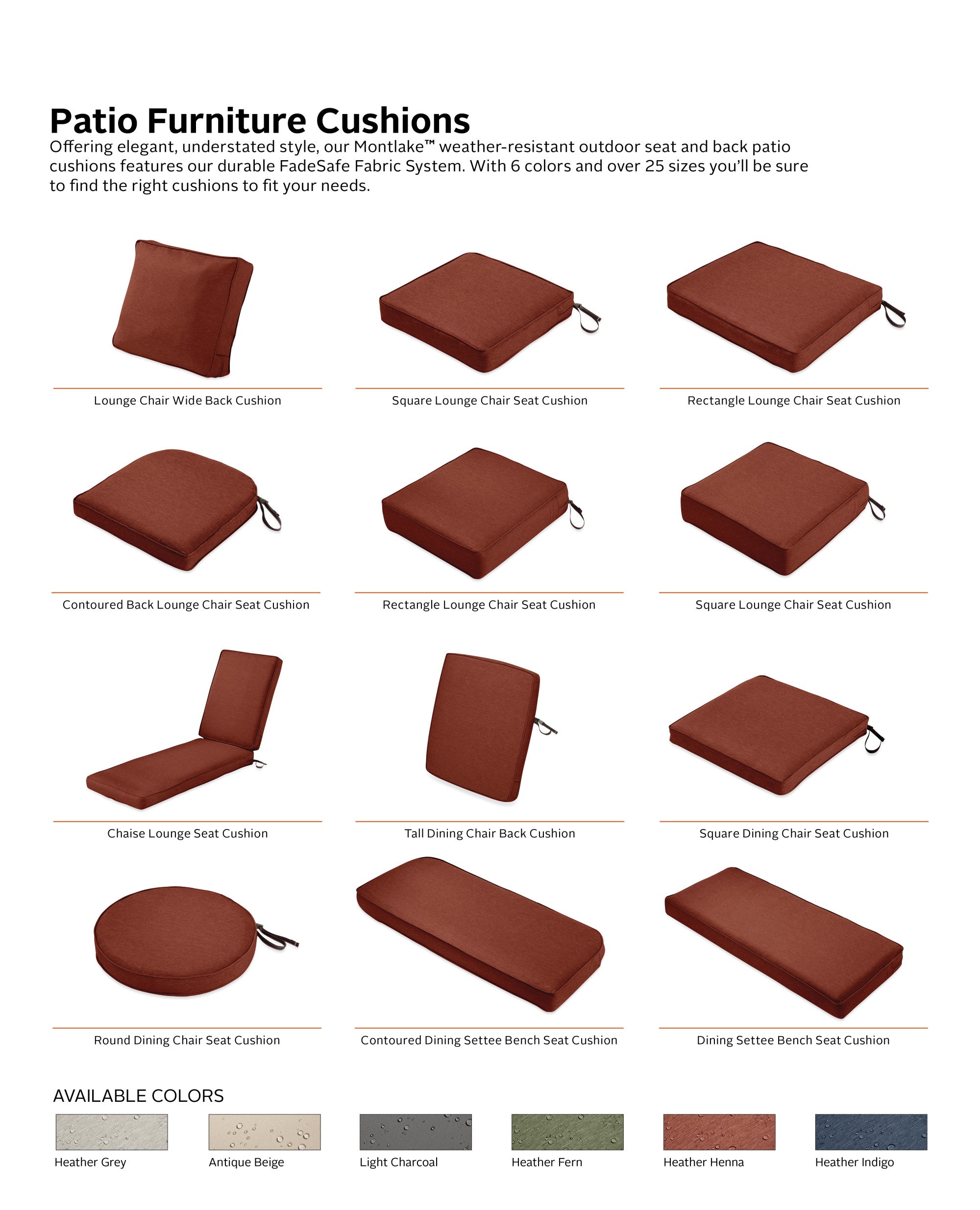 Montlake Outdoor Bench Cushion | Classic Accessories
