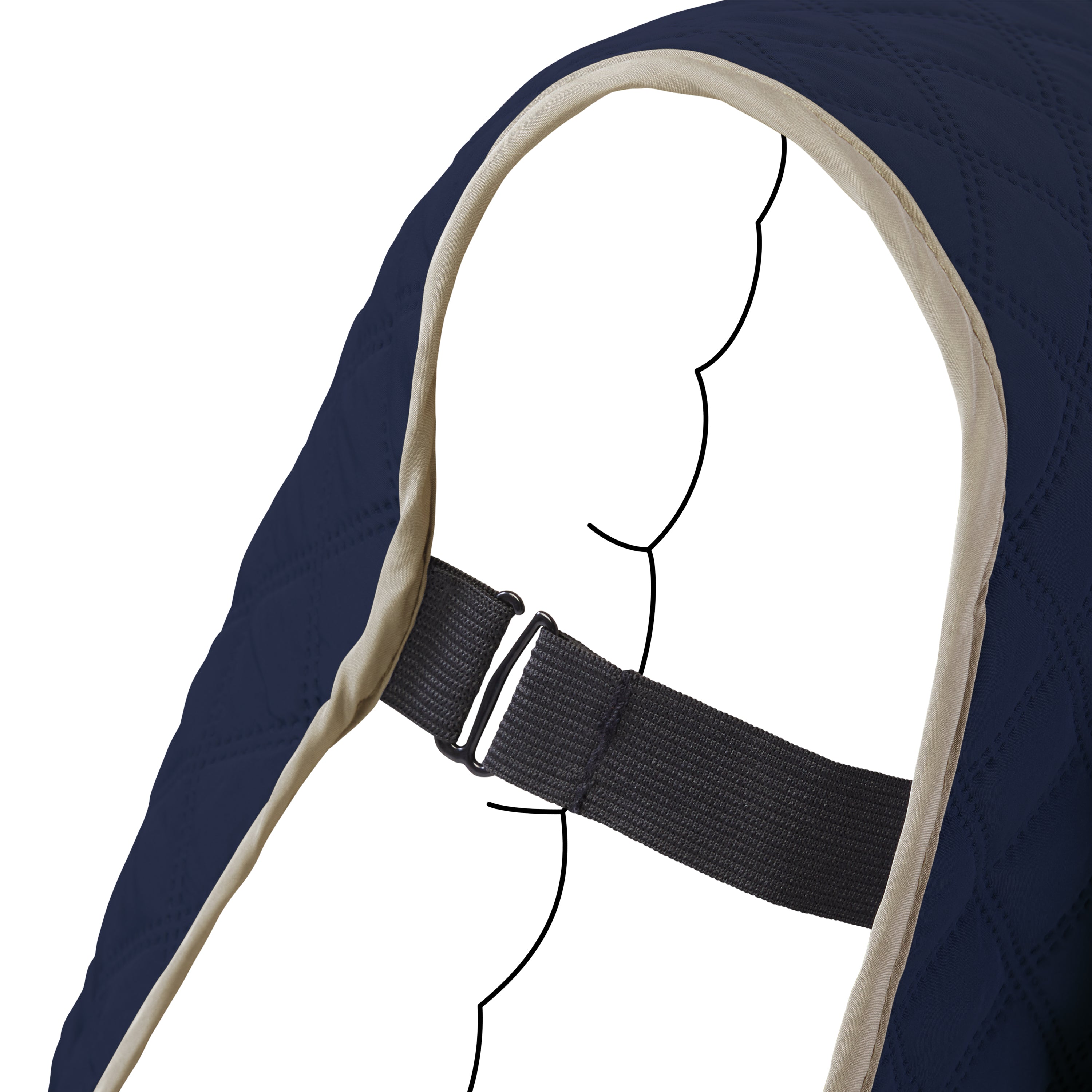 Patio_CoverBonanza_IndoorSlipCovers_Detail_Navy_Tan_StrapDetail.jpg