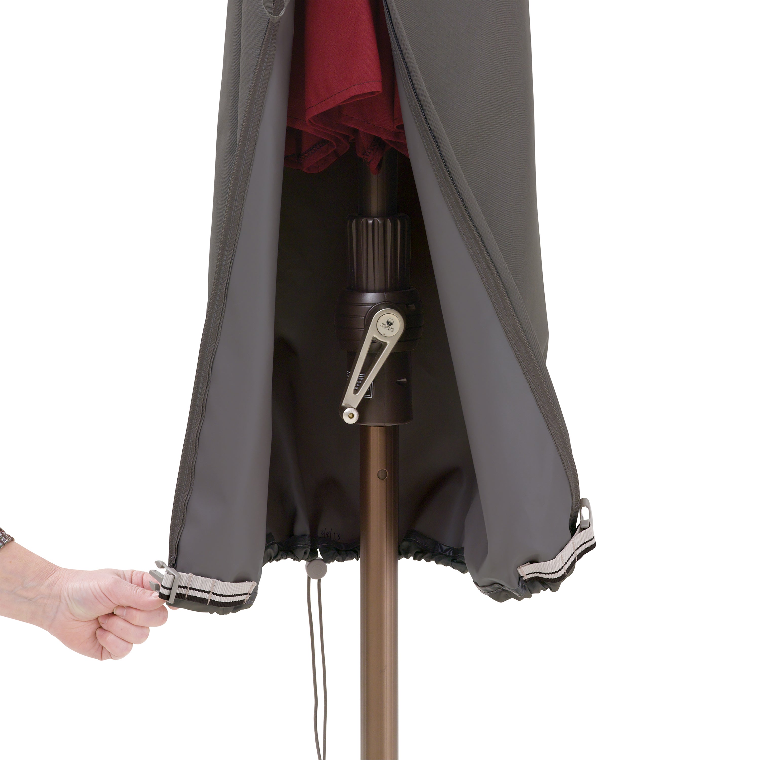 Ravenna Water-Resistant 13-Foot Offset Patio Umbrella Cover