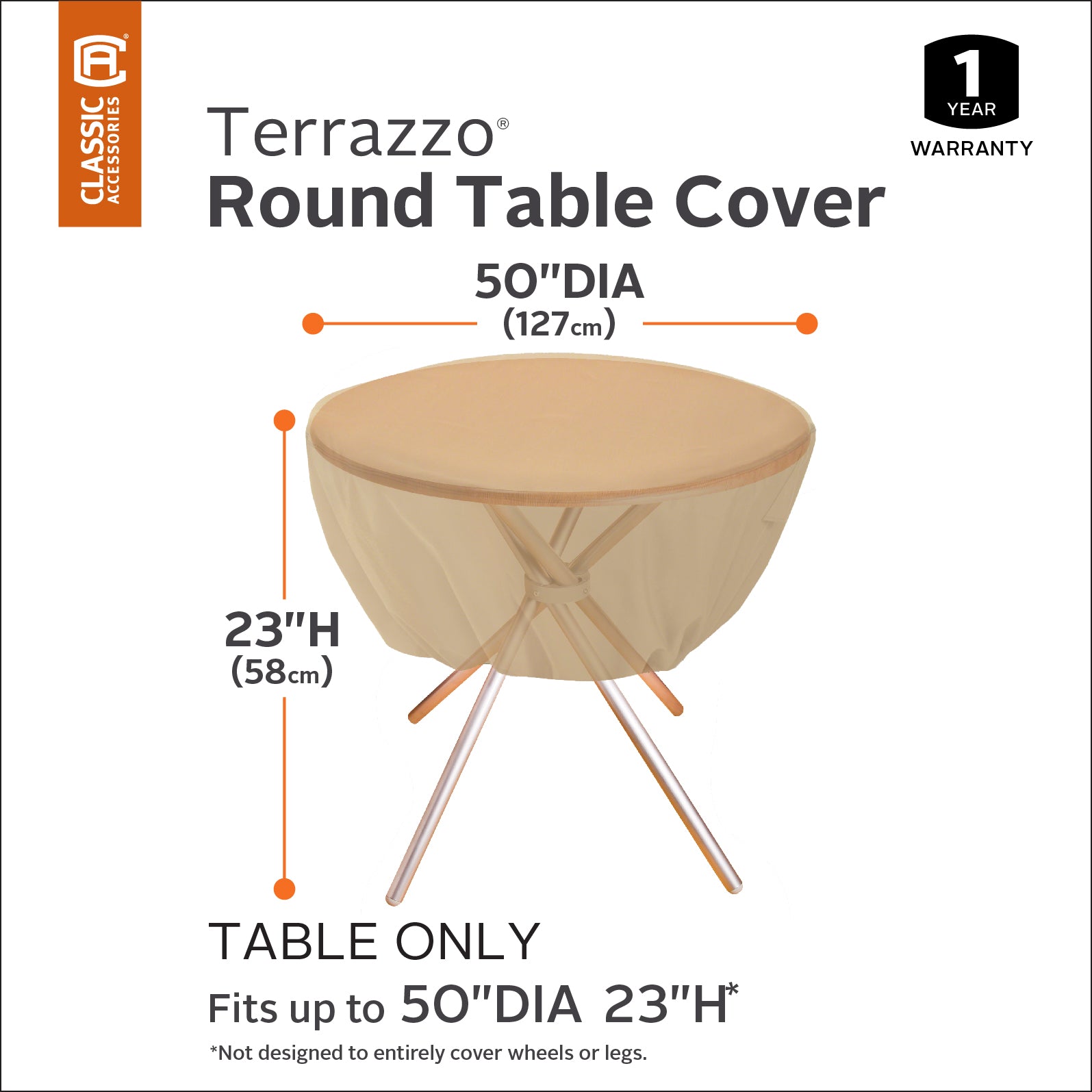 classic accessories terrazzo patio umbrella furniture storage cover 58202-EC Round Table Crafted from tough Rain Mr. Walleye® Net – Color:Keith Haring Pop & Lock Fly Fishing