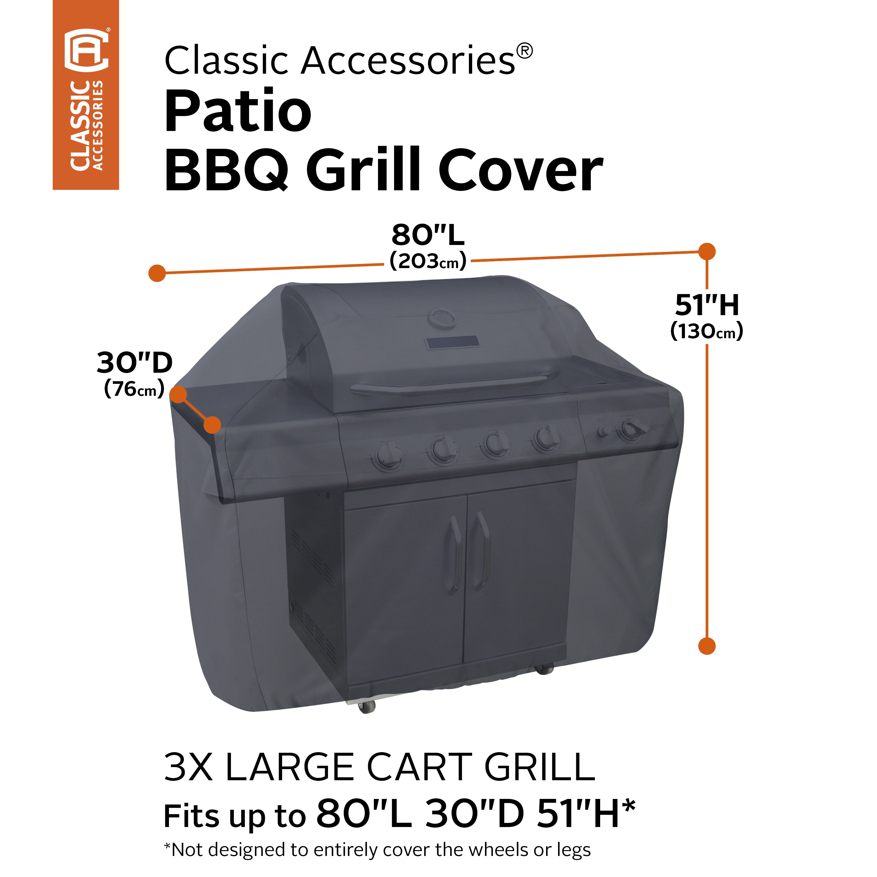 Water-Resistant BBQ Grill Cover