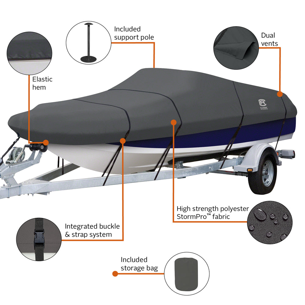 StormPro Heavy-Duty Deck Boat Cover | Classic Accessories