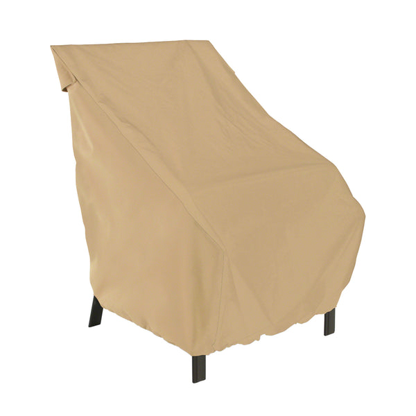 Terrazzo Water-Resistant High Back Patio Chair Cover
