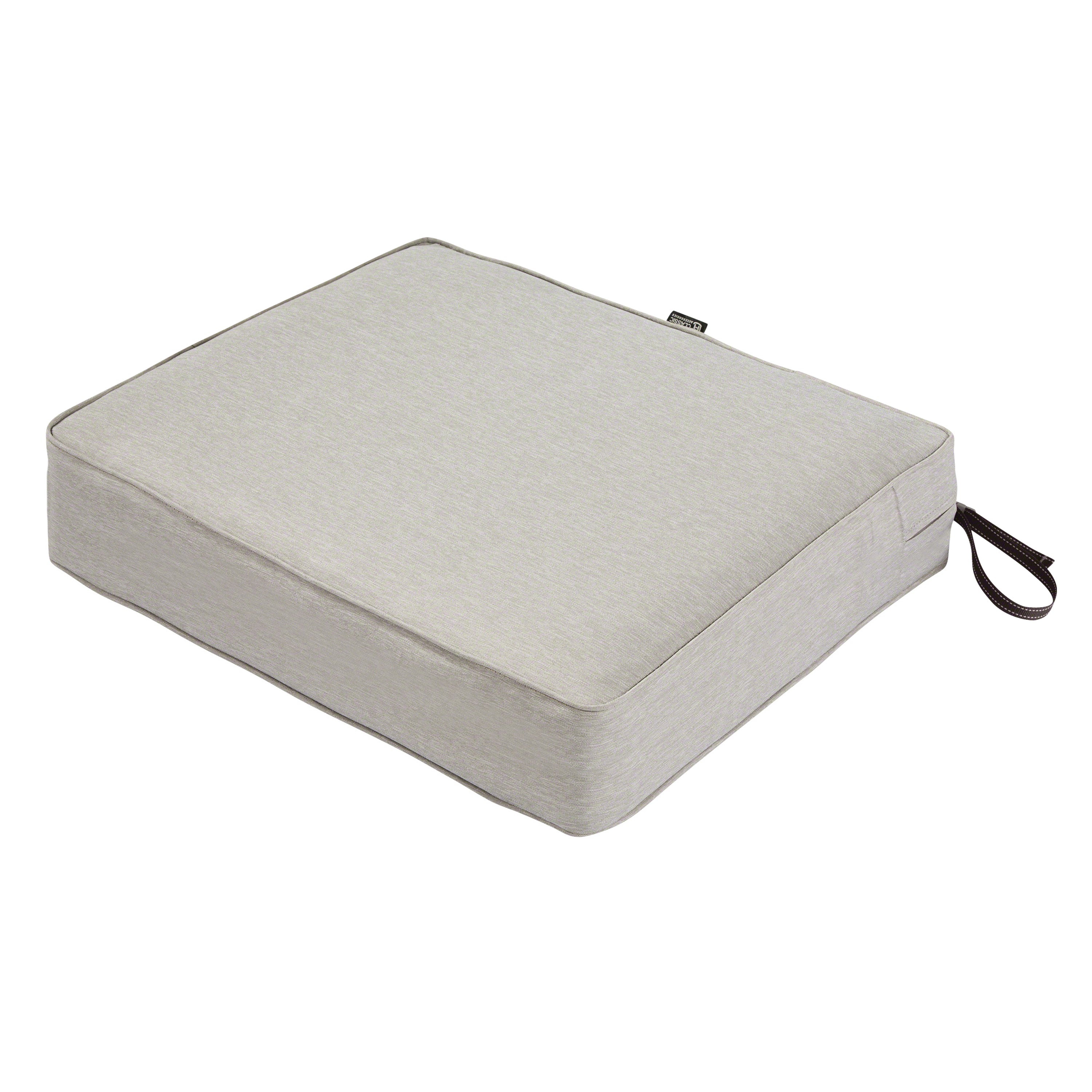 Classic Accessories Montlake FadeSafe Water-Resistant 5 Inch Thick Rectangle Patio Lounge Seat Cushion