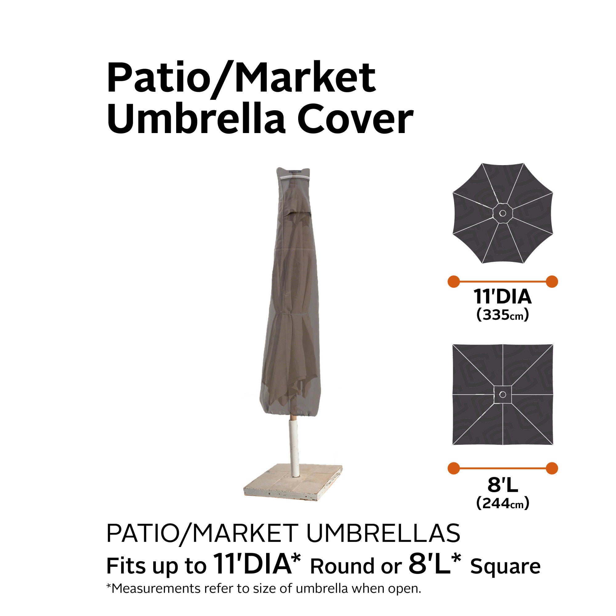 Ravenna Patio Umbrella Cover Classic Accessories