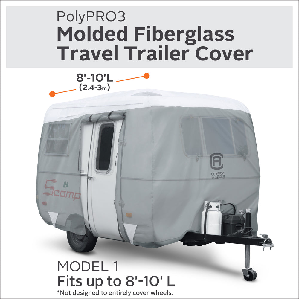 Over Drive PolyPRO3 Molded Fiberglass Travel Trailer Cover | Classic