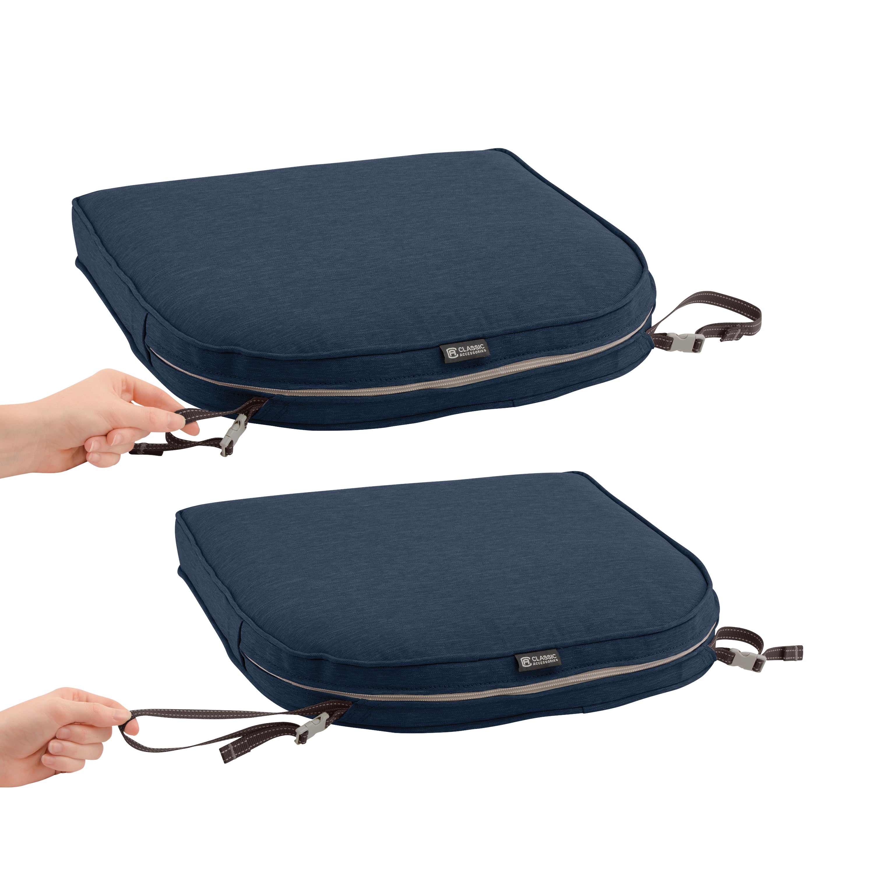 Classic Accessories Montlake Outdoor Weatherproof Dining Seat Cushion