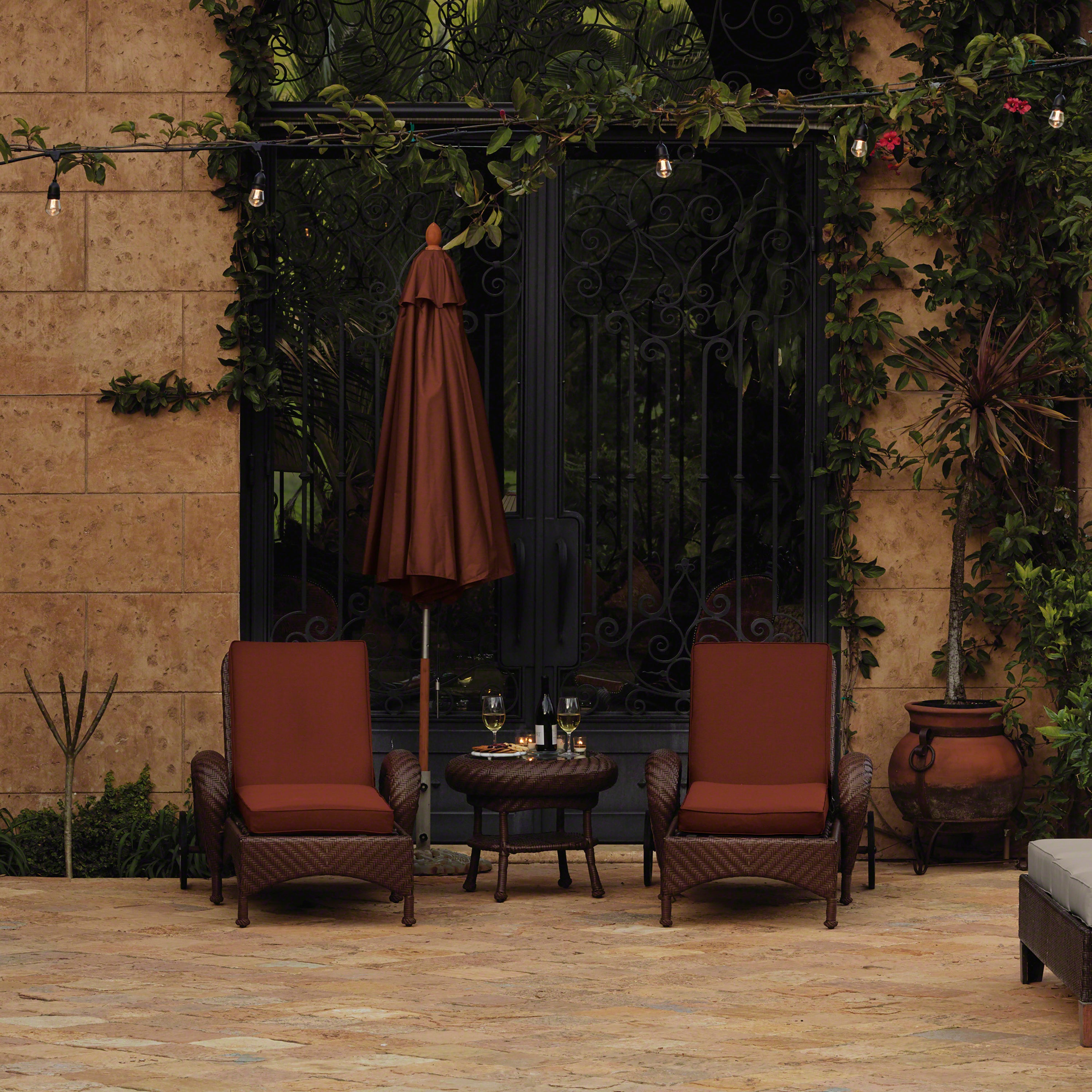Montlake FadeSafe Patio Chair Cushion Cover | Classic