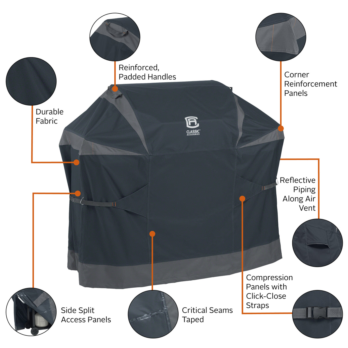 StormPro Waterproof BBQ Grill Cover | Classic Accessories
