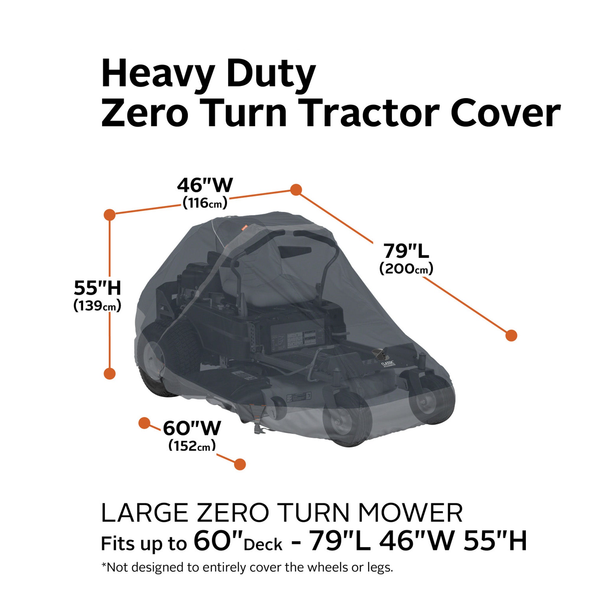 StormPro Waterproof Heavy-Duty Zero Turn Mower Cover | Classic