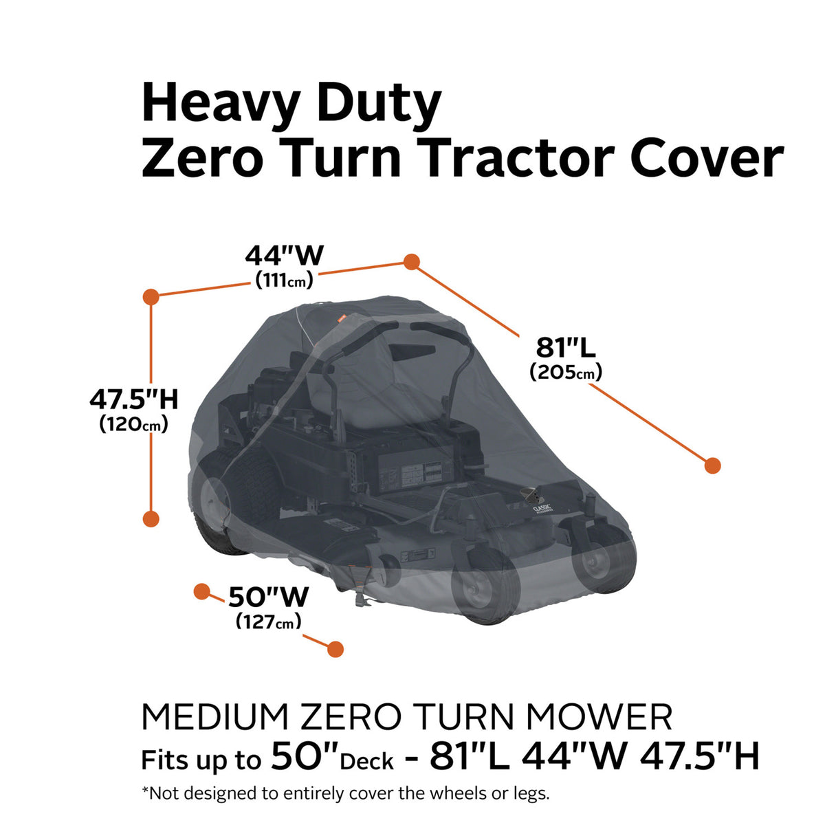 StormPro Waterproof Heavy-Duty Zero Turn Mower Cover | Classic