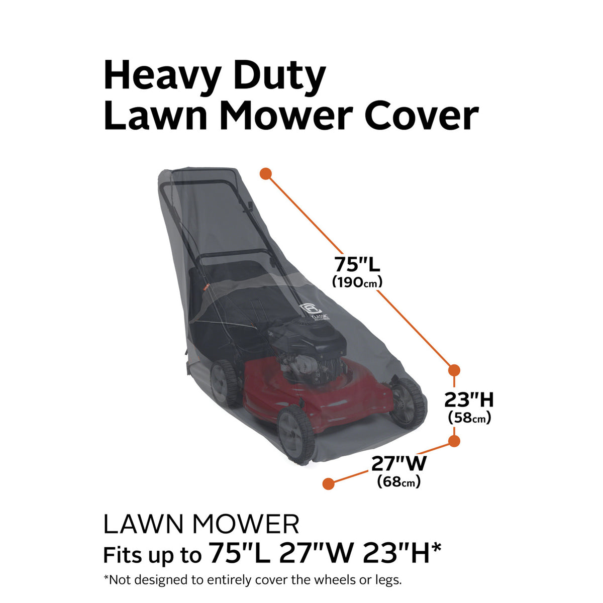 StormPro Waterproof Heavy-Duty Lawn Mower Cover | Classic