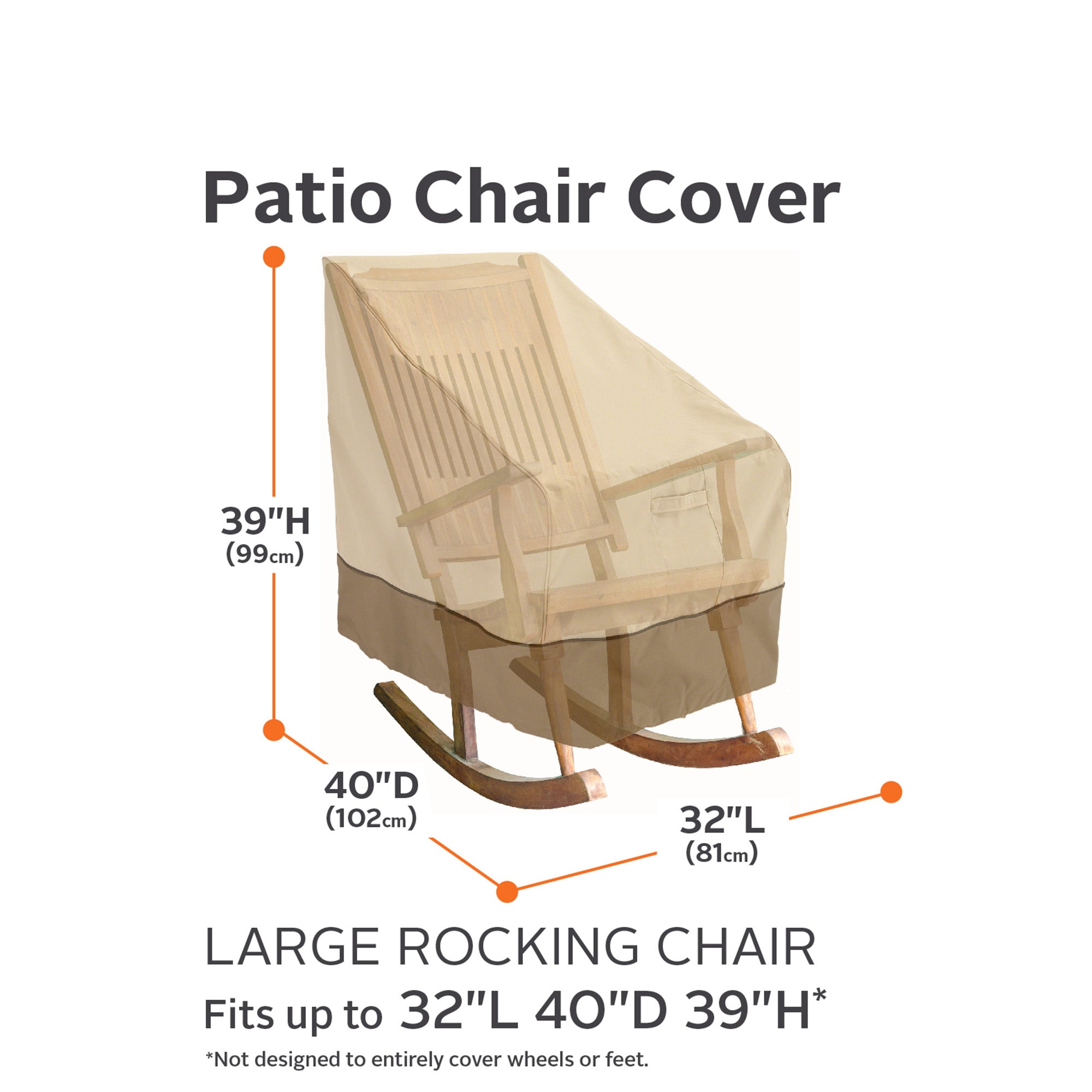 Classic Accessories Veranda Water-Resistant Rocking Chair Cover