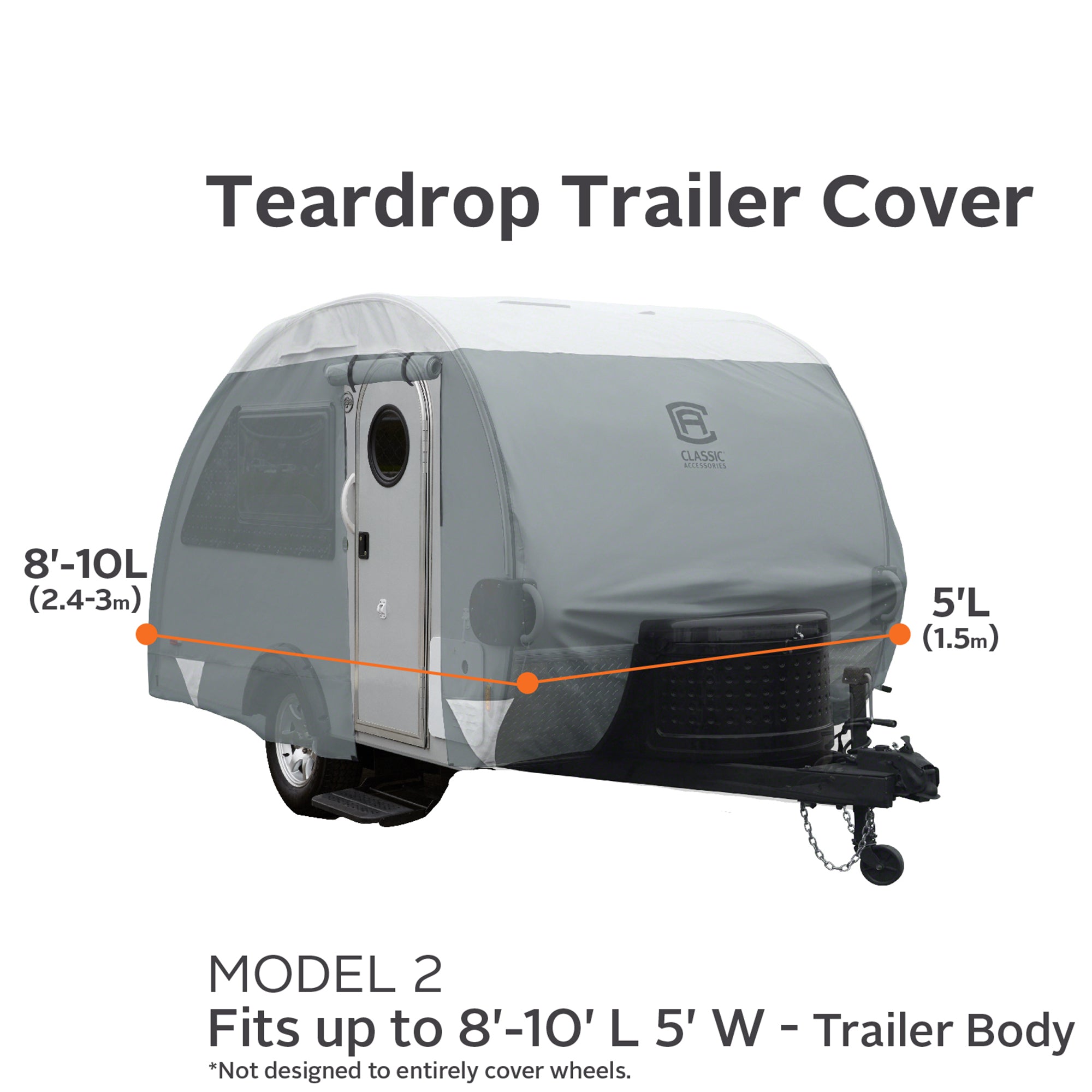 Over Drive PolyPRO3 Deluxe Teardrop Trailer Cover | Classic