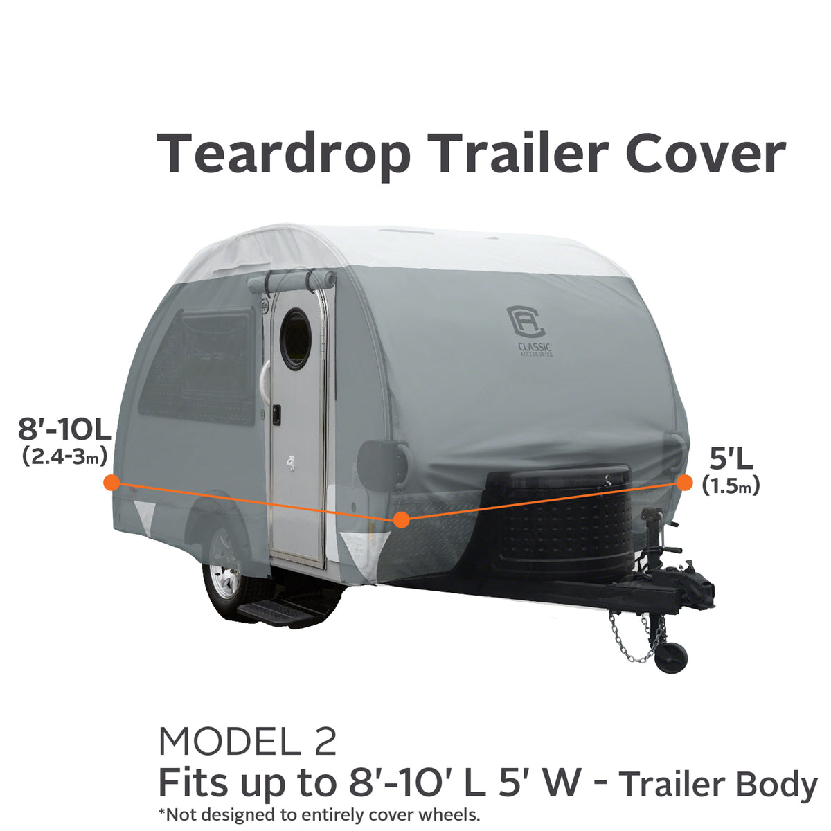Over Drive PolyPRO3 Deluxe Teardrop Trailer Cover | Classic