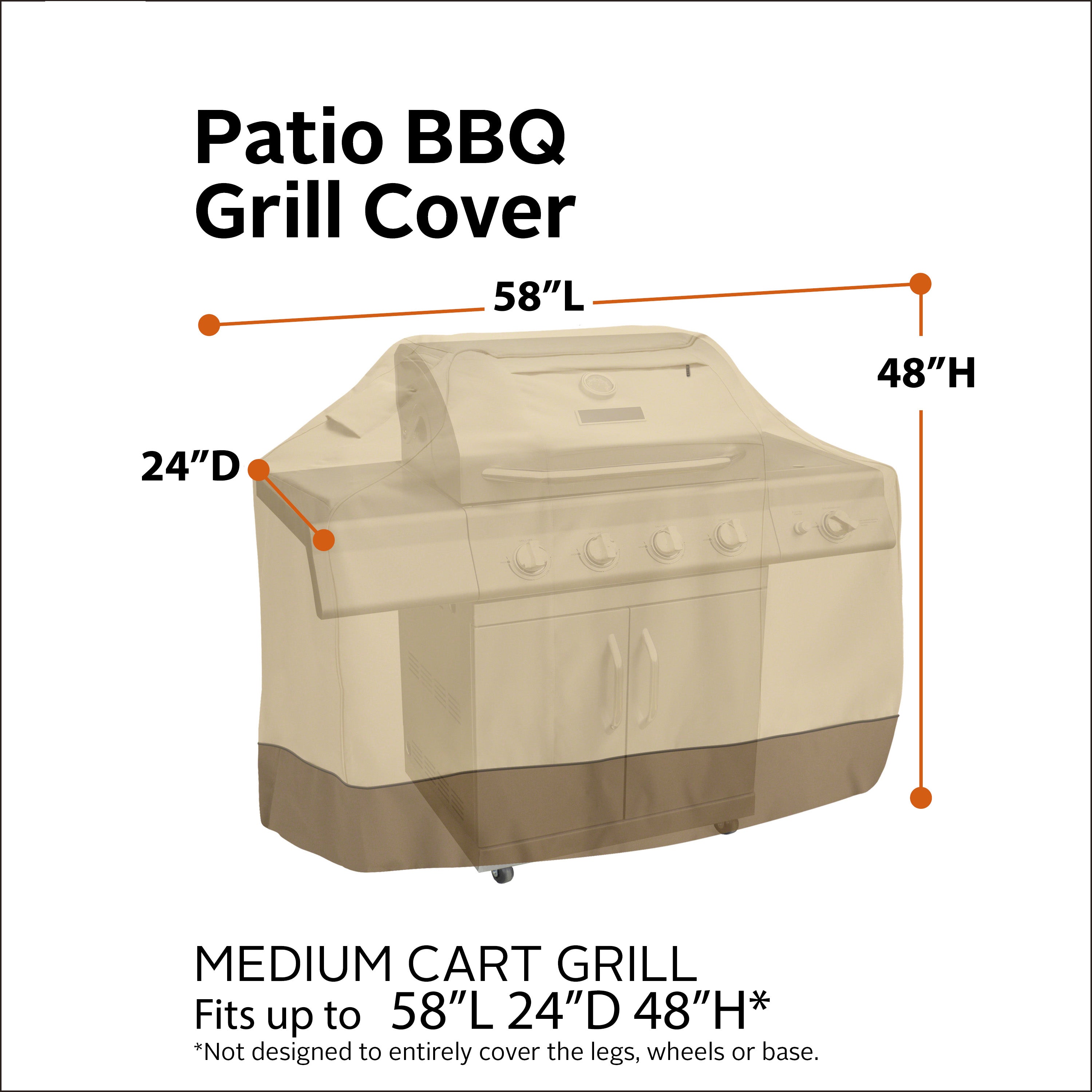 Classic Accessories Veranda Weatherproof BBQ Grill Cover
