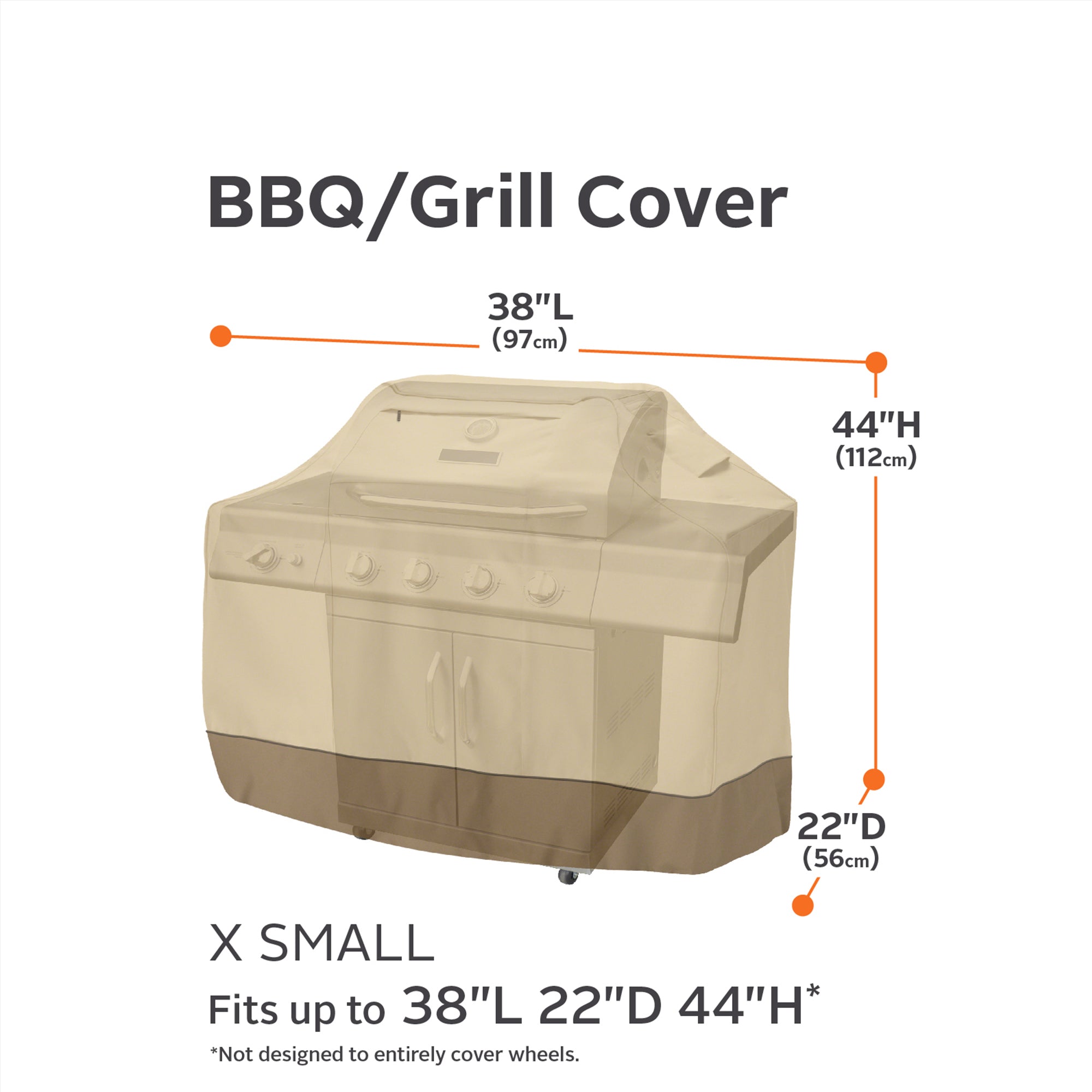 classic accessories 78902 veranda patio umbrella cover Veranda Weatherproof BBQ Grill Cover