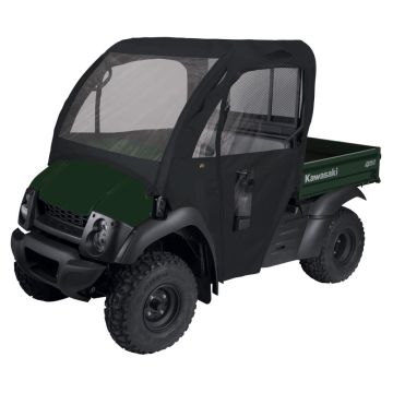 Classic Accessories QuadGear UTV Cab Enclosure, Fits Kawasaki Mule 600, 610, 610 4x4, 610 4x4 XC (2015 models and older), Black