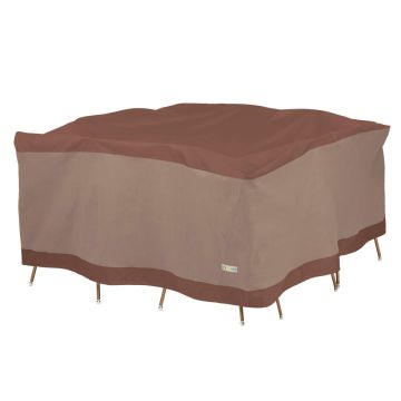 Duck Covers Ultimate Waterproof Square Patio Table & Chair Set Cover, 90 Inch