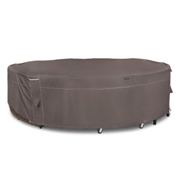 Classic Accessories Ravenna Water-Resistant General Purpose and Conversation Set Cover, 128 x 30 Inch