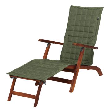 Montlake FadeSafe Water-Resistant 69 Inch Patio Steamer Chaise Slipcover