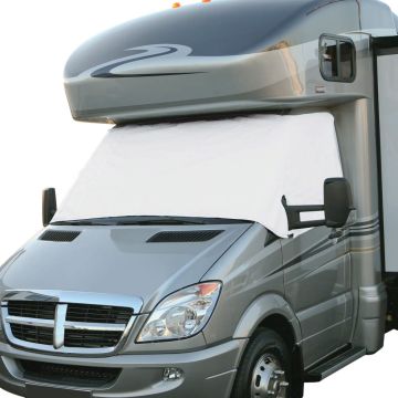 Classic Accessories Over Drive RV Windshield Cover, Ford Transit ’16 - current, White