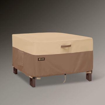 Classic Accessories Veranda’s Best Waterproof Square Fire Pit Table Cover, 42 x 42 x 22 Inch